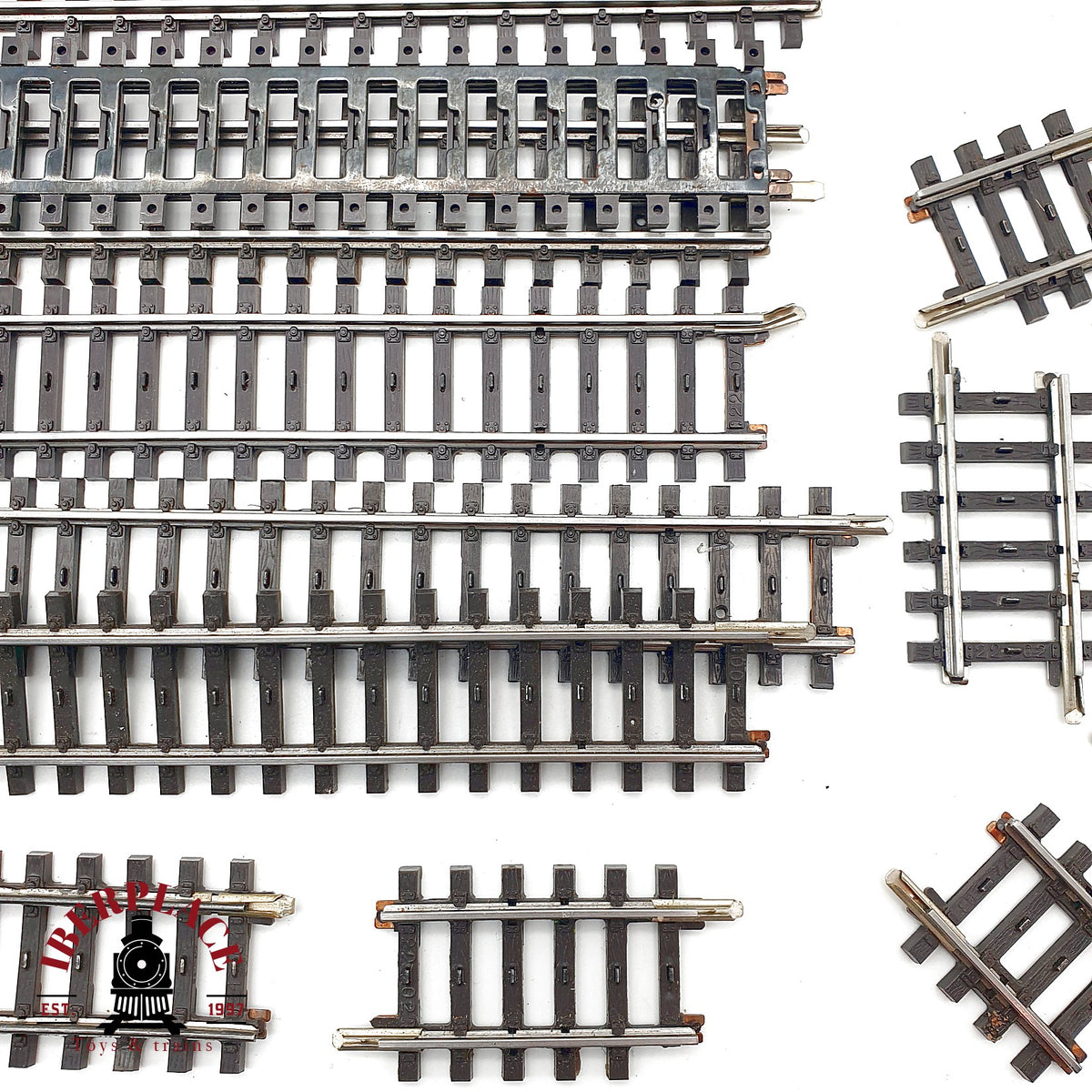 ♻️ Märklin 19x 2200 2221 2202 2233 vias rectas y curvas sistema K 🟡 GRADE B Escala H0 1:87