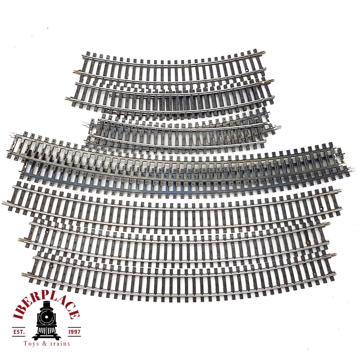 ♻️ Märklin 10x 2251 2241 vías curvas sistema K 🟡 GRADE B Escala H0 1:87