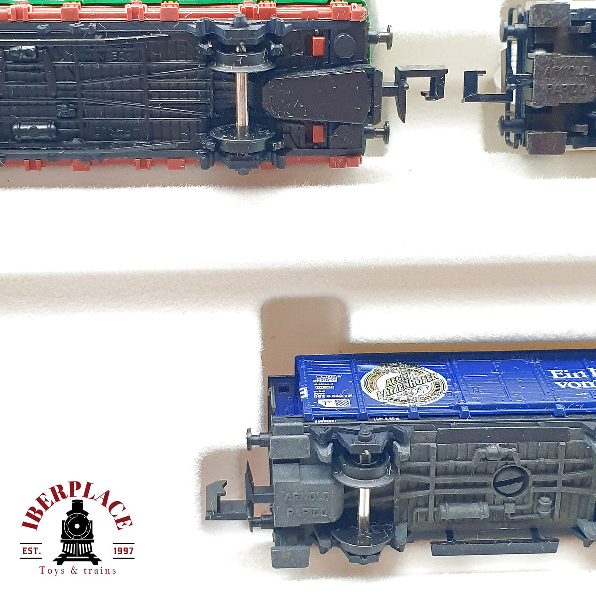 ♻️ Arnold 0156 Set 5 vagones Berliner Bierwagen Schultheiss DB escala N 1:160