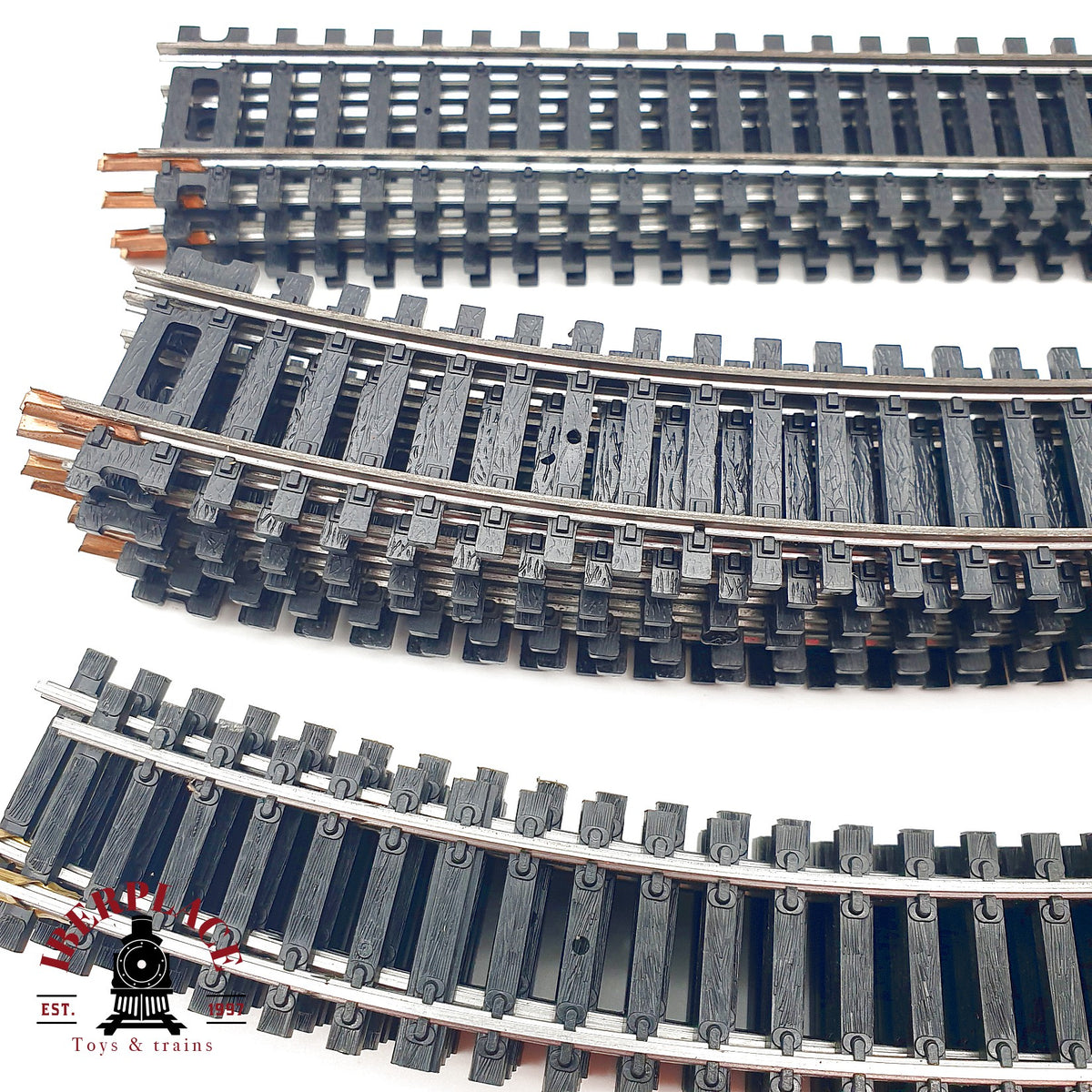 ♻️ Lima 20x vias rectas y curvas sistema DC - 🟢 GRADE A Escala H0 1:87