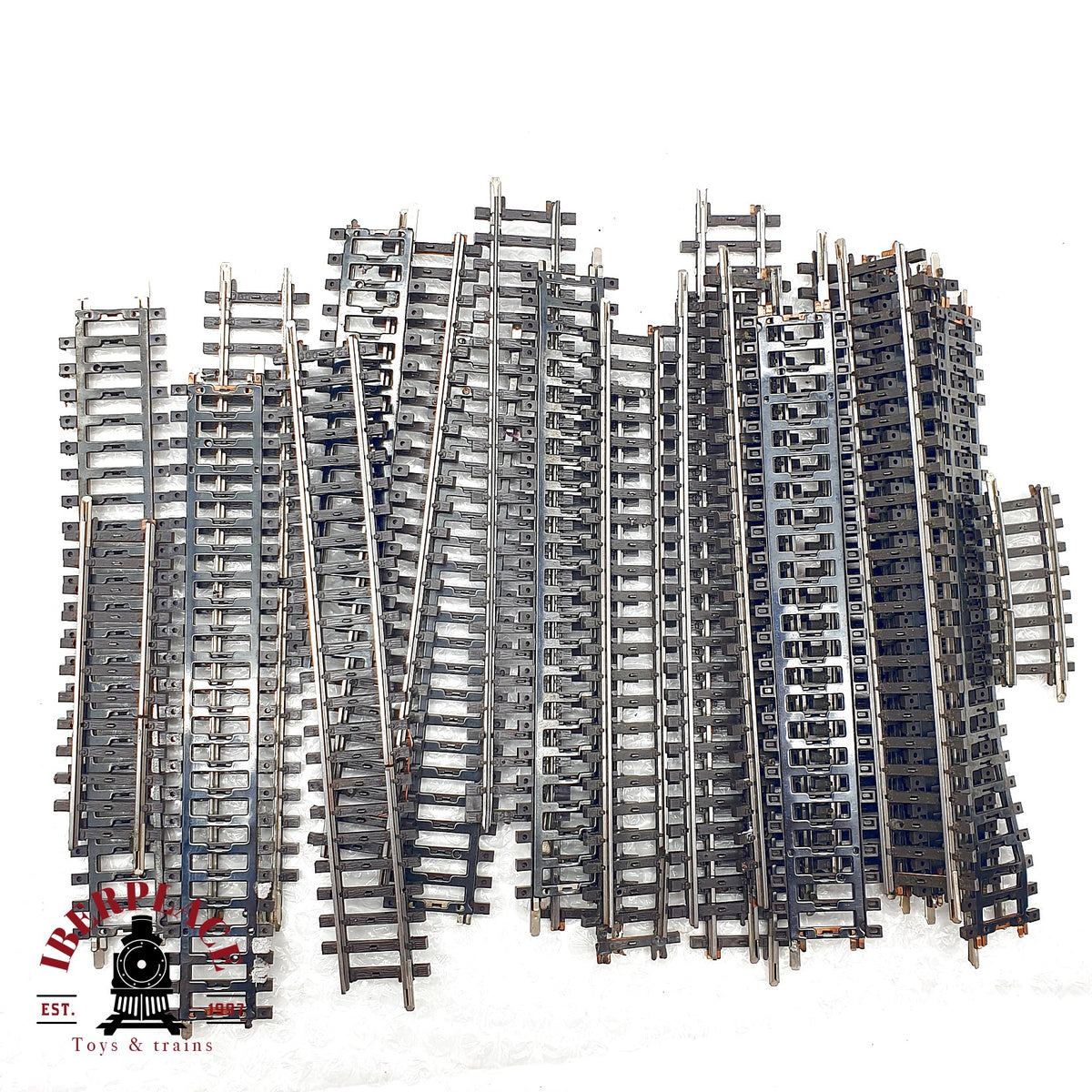 ♻️ Märklin 22x 2209 2200 vías rectas 🔴 GRADE C Escala H0 1:87