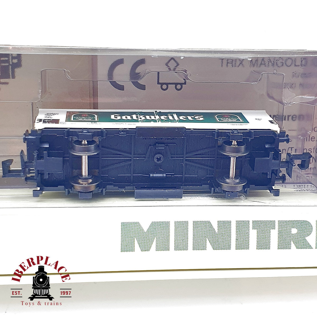 ♻️ Minitrix 11031 Set tren tractora V36 DB 3 vagones cerveceros escala N 1:160