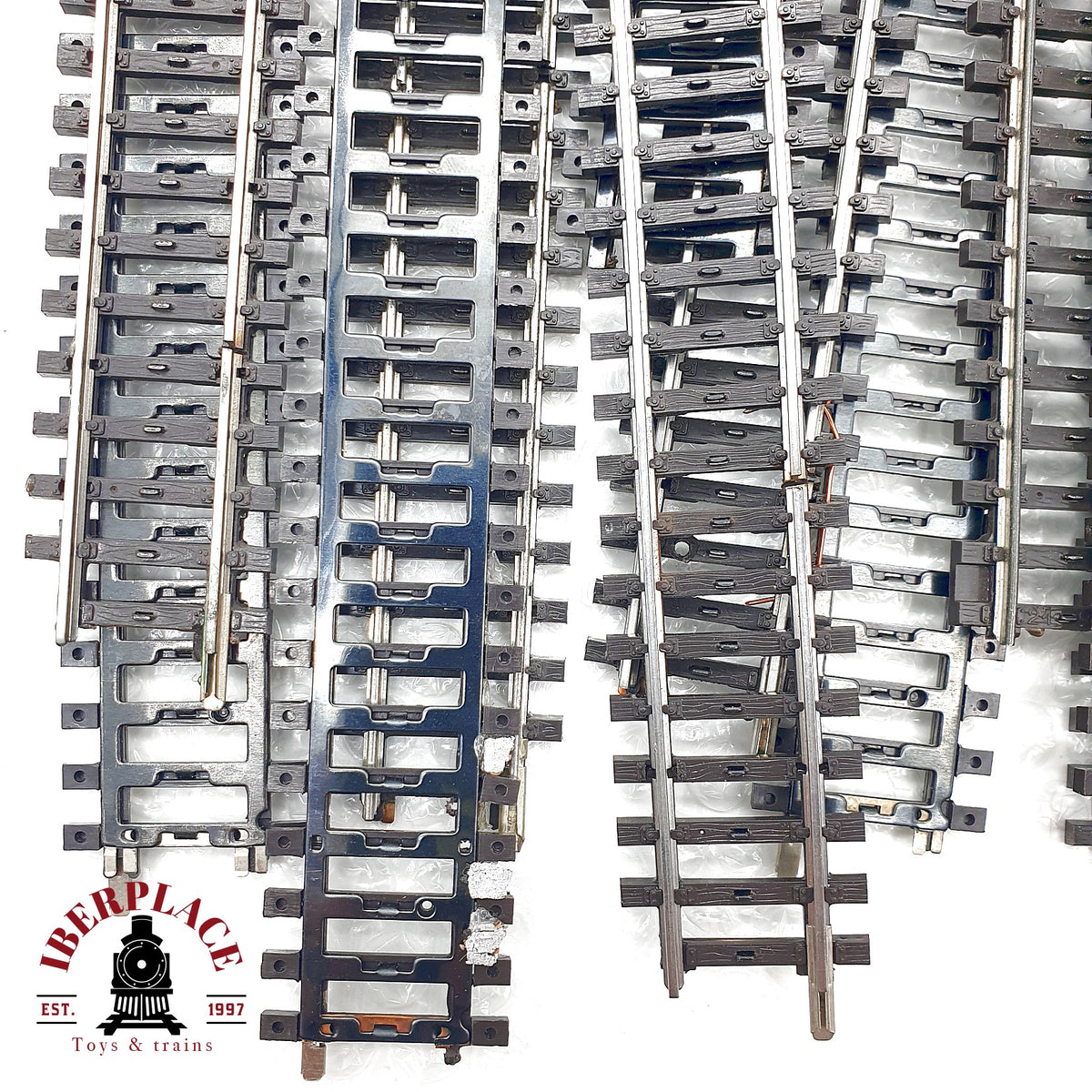 ♻️ Märklin 22x 2209 2200 vías rectas 🔴 GRADE C Escala H0 1:87