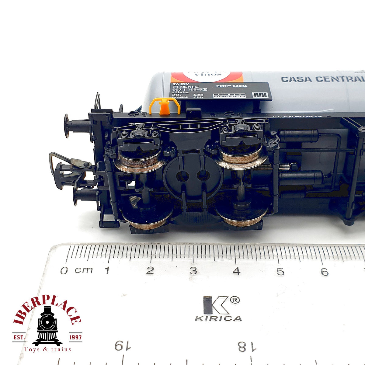 ♻️✨ Electrotren 5856K vagon cisterna Vinos SAVIN San sebstian RENFE Escala H0 1:87