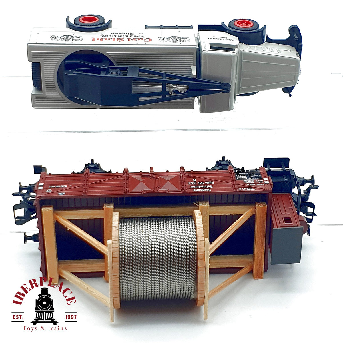♻️✨ Märklin 48003 Museum 2003 Vagón bobina cable LKW Carl Stahl DRG Ep II AC Escala H0 1:87