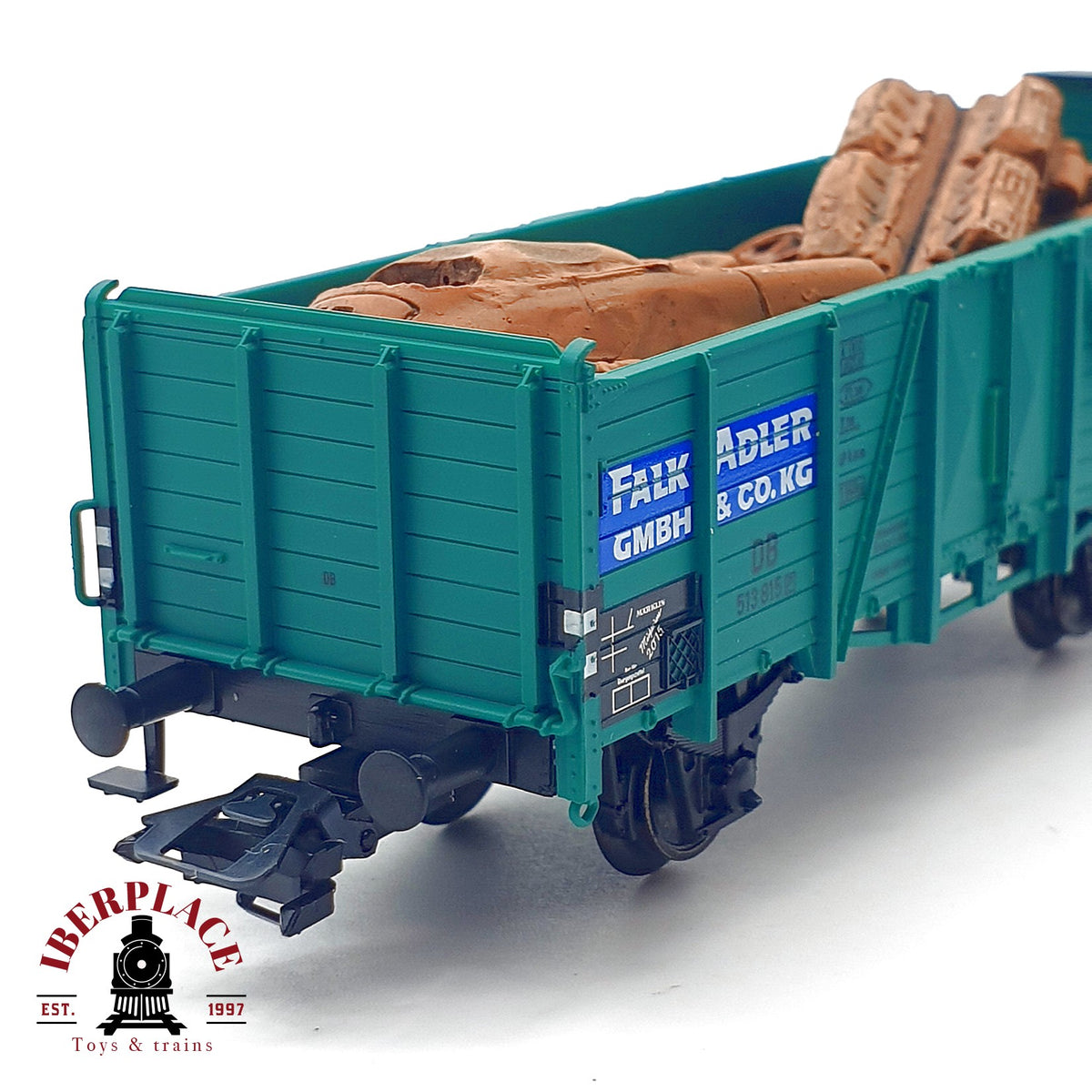 ♻️✨ Märklin 48115 Museum 2015 Vagon mercancias Grua Falk Adler DB Ep II AC Escala H0 1:87