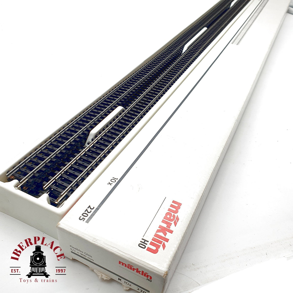 ♻️ Märklin 10x Vias Flexibles 900mm K-Gleis K-Gleise - 🟢 GRADE A Escala H0 1:87