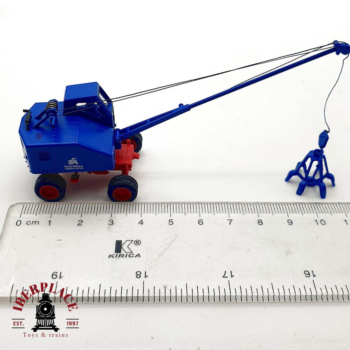 ♻️✨ Märklin 48115 Museum 2015 Vagon mercancias Grua Falk Adler DB Ep II AC Escala H0 1:87