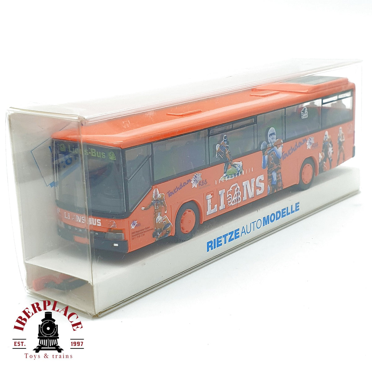 ♻️✨ Rietze autobus Setra S 315 NF Lions Touchdown RBB Escala H0 1:87