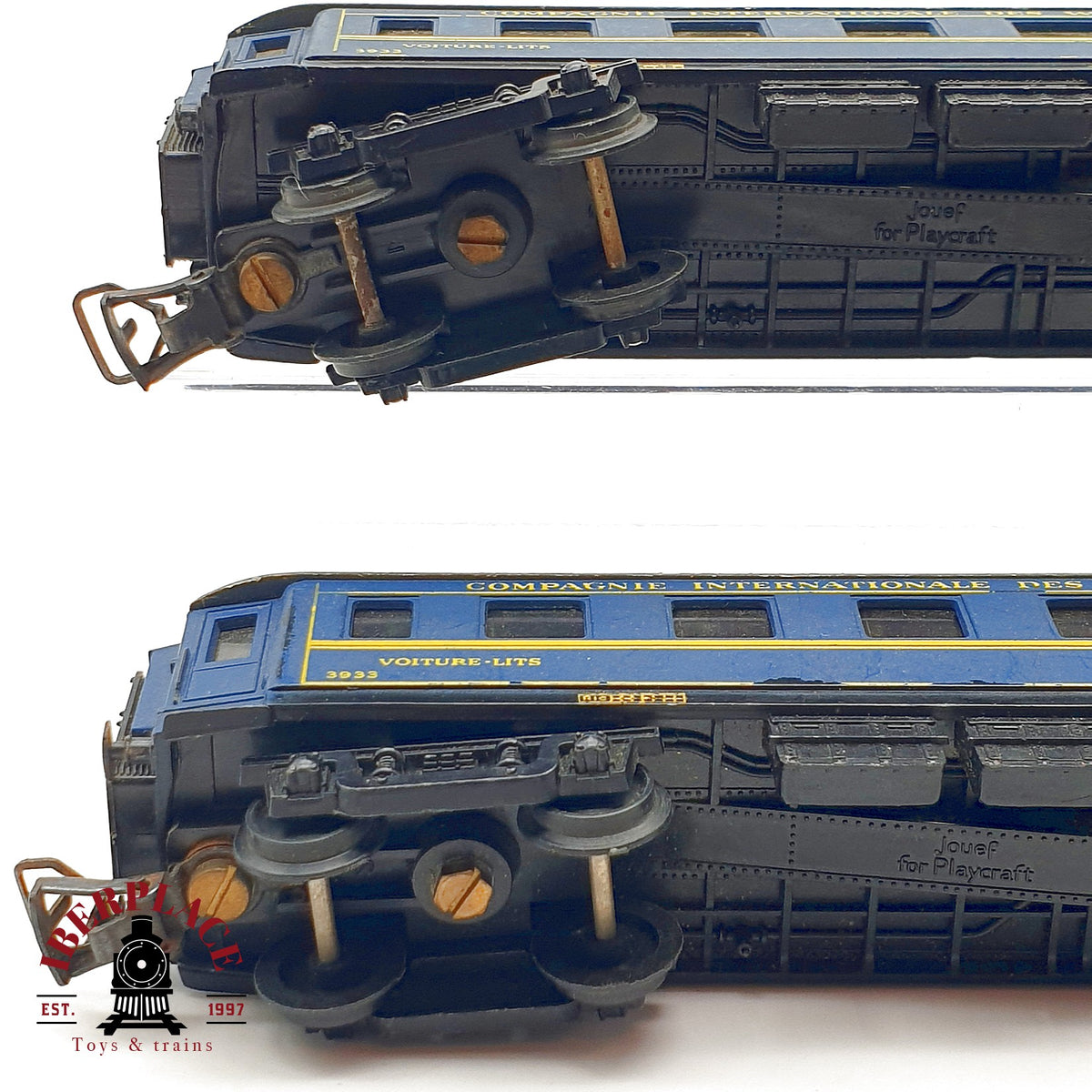 ♻️🚂 Jouef 2x vagones cama CIWL Voiture Lits Oriente Express DC Escala H0 1:87