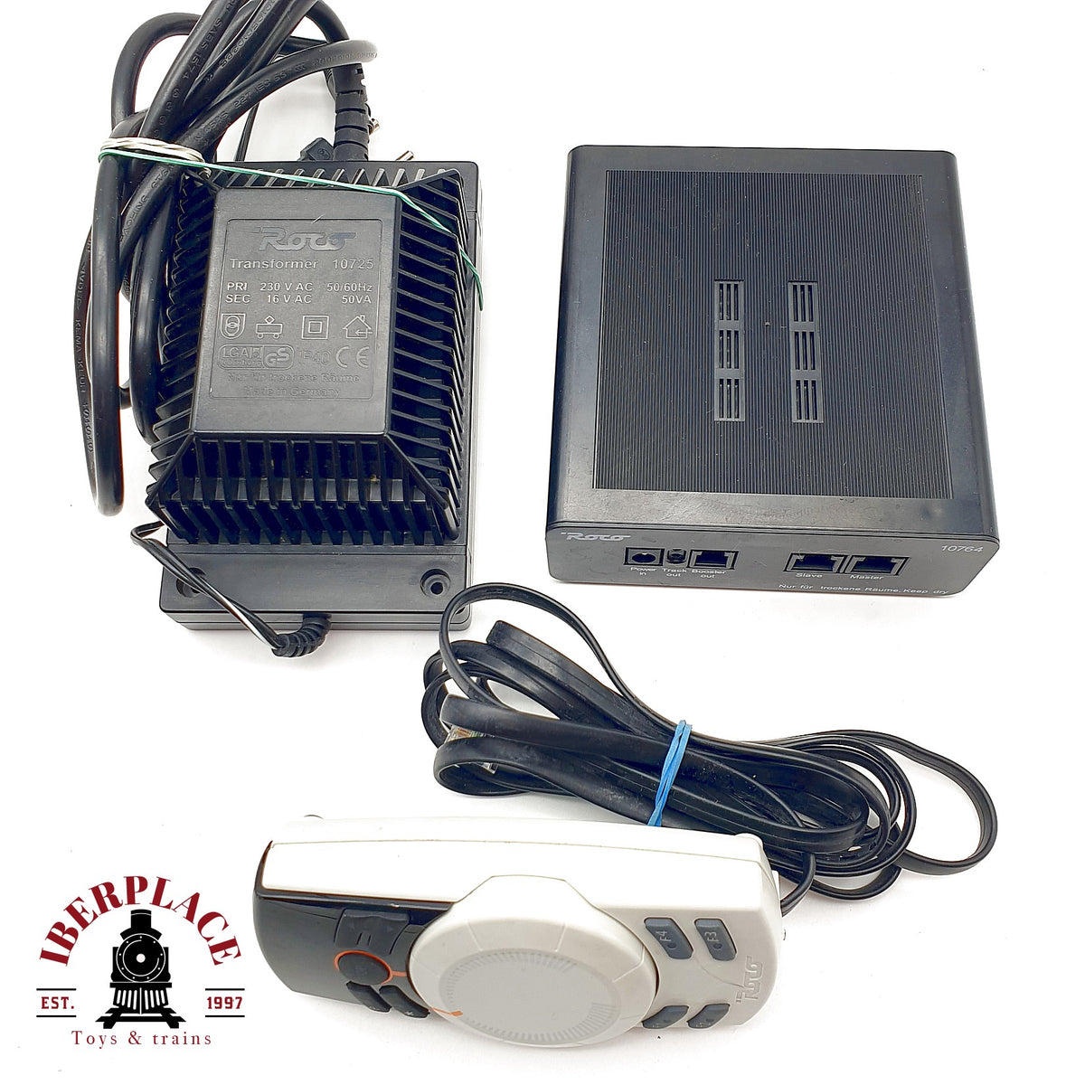 ♻️ Roco Lokmaus 2 Set digital mando 10764 amplificador transformador 10725 Escala H0 1:87