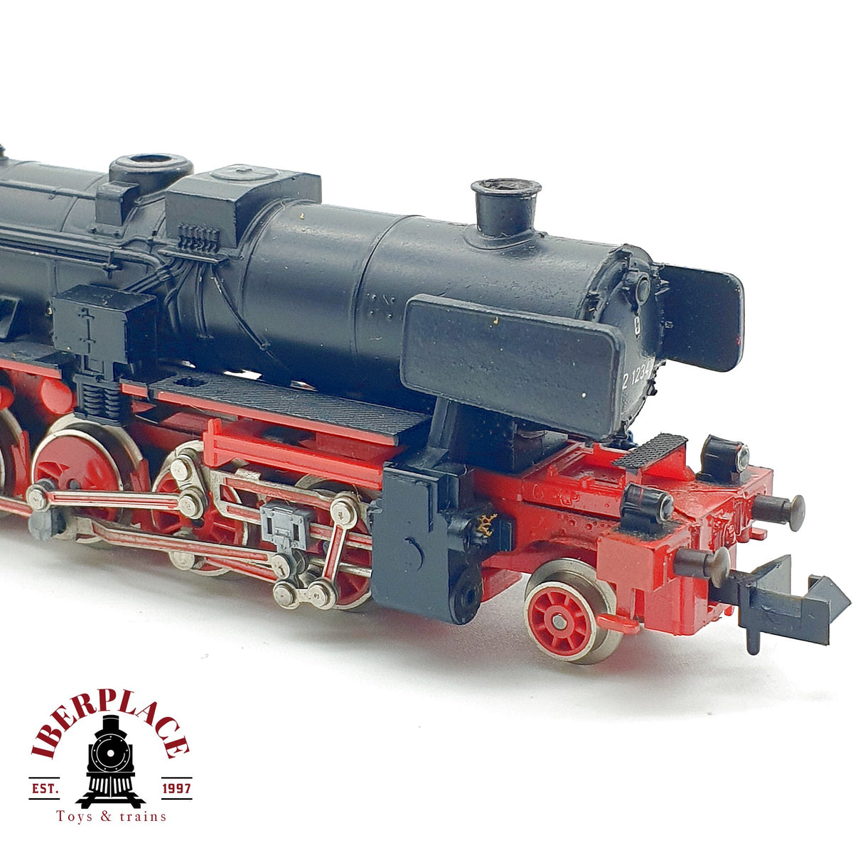 ♻️ Minitrix locomotora vapor BR 52 1234 Kriegslok DRB DB Ep II escala N 1:160