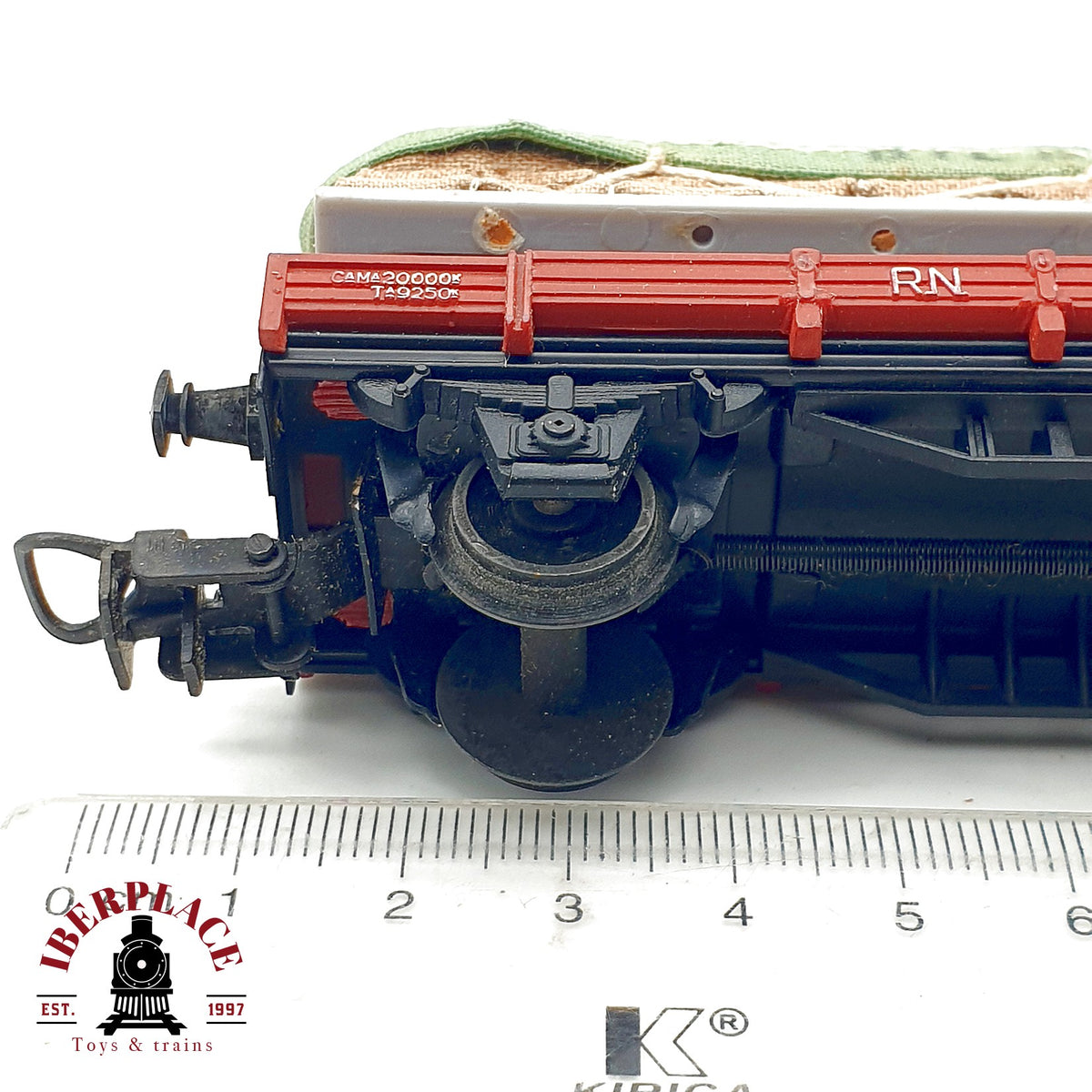 ♻️✨ Electrotren vagon plataformas cargas sacos Toldos Roldan RN RENFE Escala H0 1:87