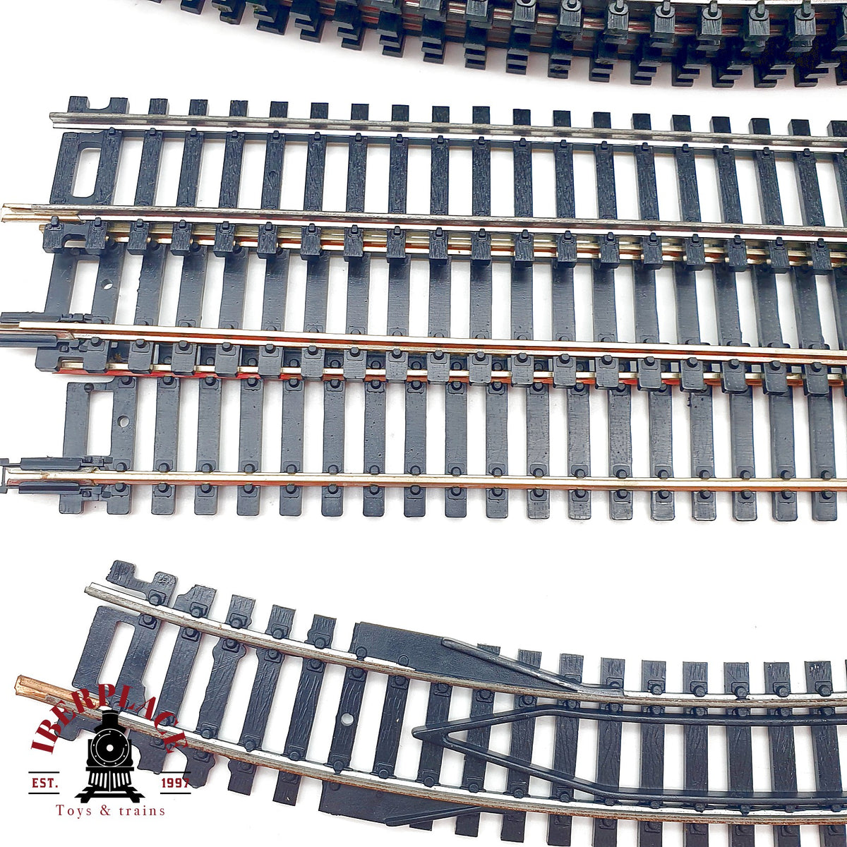 ♻️ Lima 20x vias rectas y curvas sistema DC - 🟢 GRADE A Escala H0 1:87