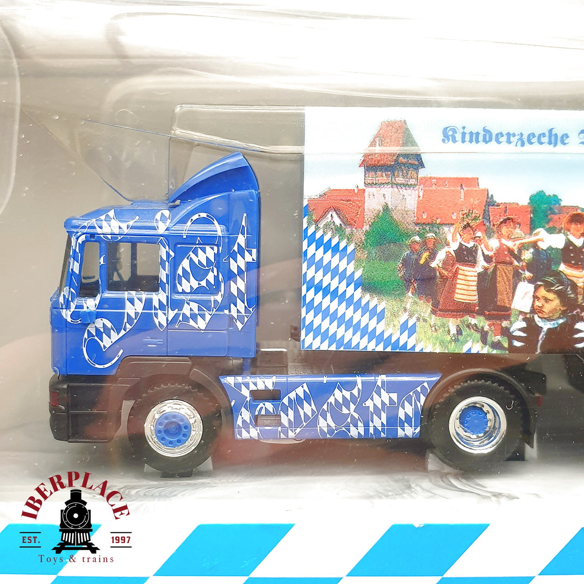 ♻️✨ Herpa 0954 camión MAN semirremolque Bayern-Edition Escala H0 1:87