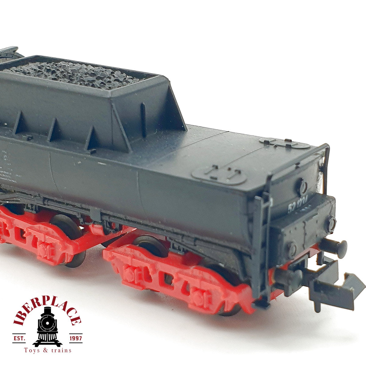 ♻️ Minitrix locomotora vapor BR 52 1234 Kriegslok DRB DB Ep II escala N 1:160
