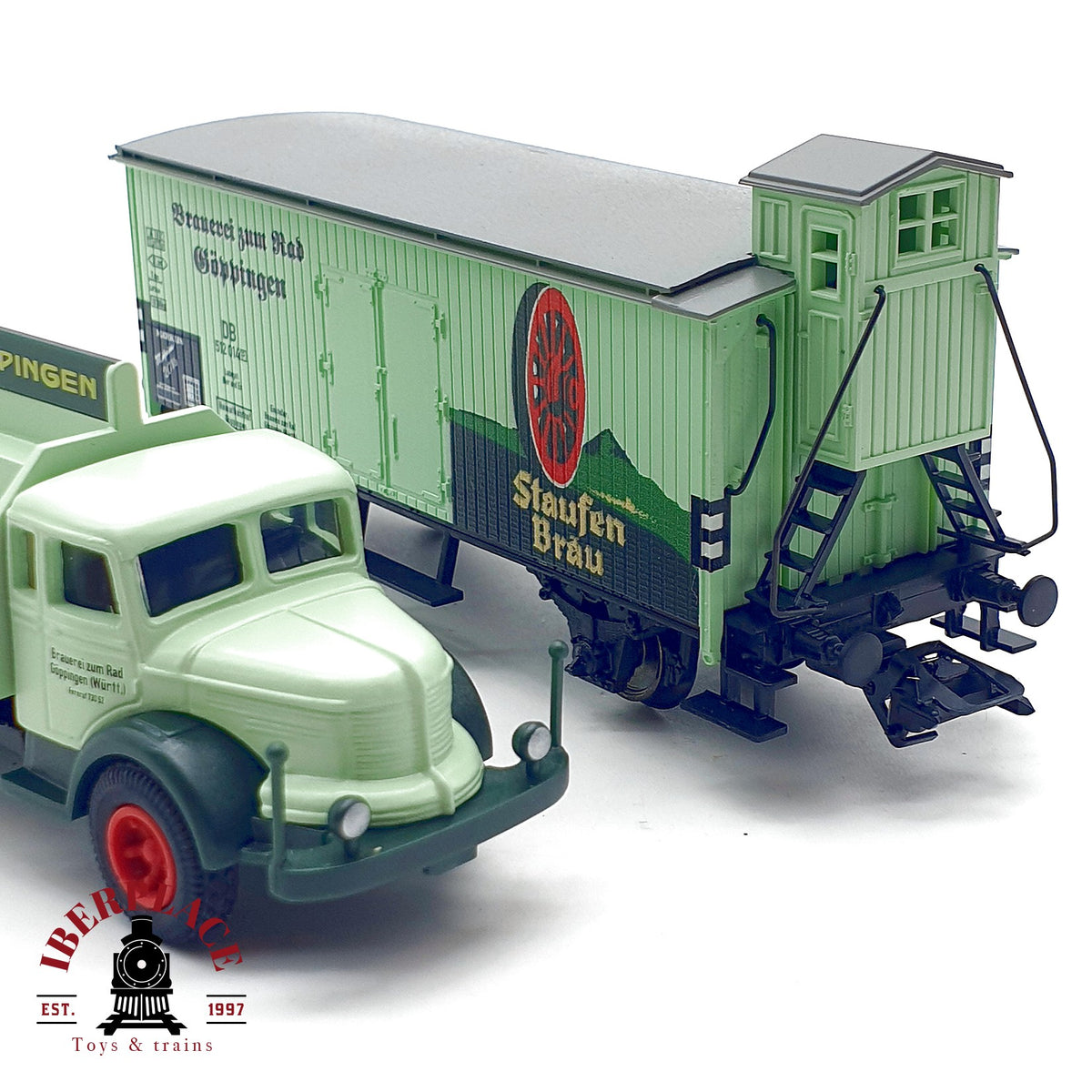 ♻️✨ Märklin 48114 Museum 2014 Vagon cervecero Staufen Brau LKW DB Ep III AC Escala H0 1:87