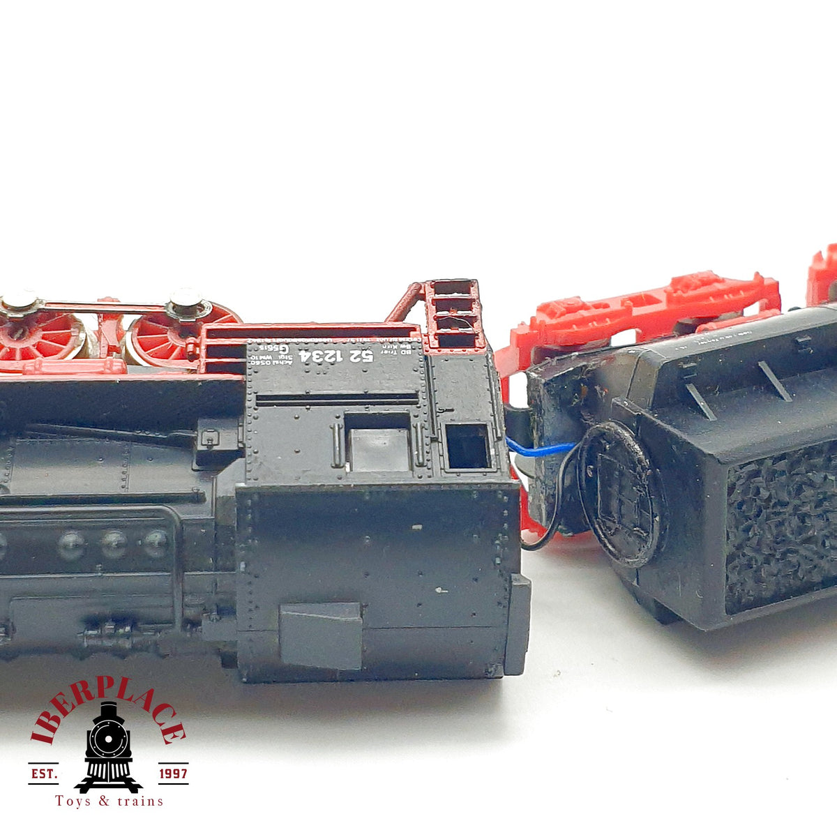 ♻️ Minitrix locomotora vapor BR 52 1234 Kriegslok DRB DB Ep II escala N 1:160