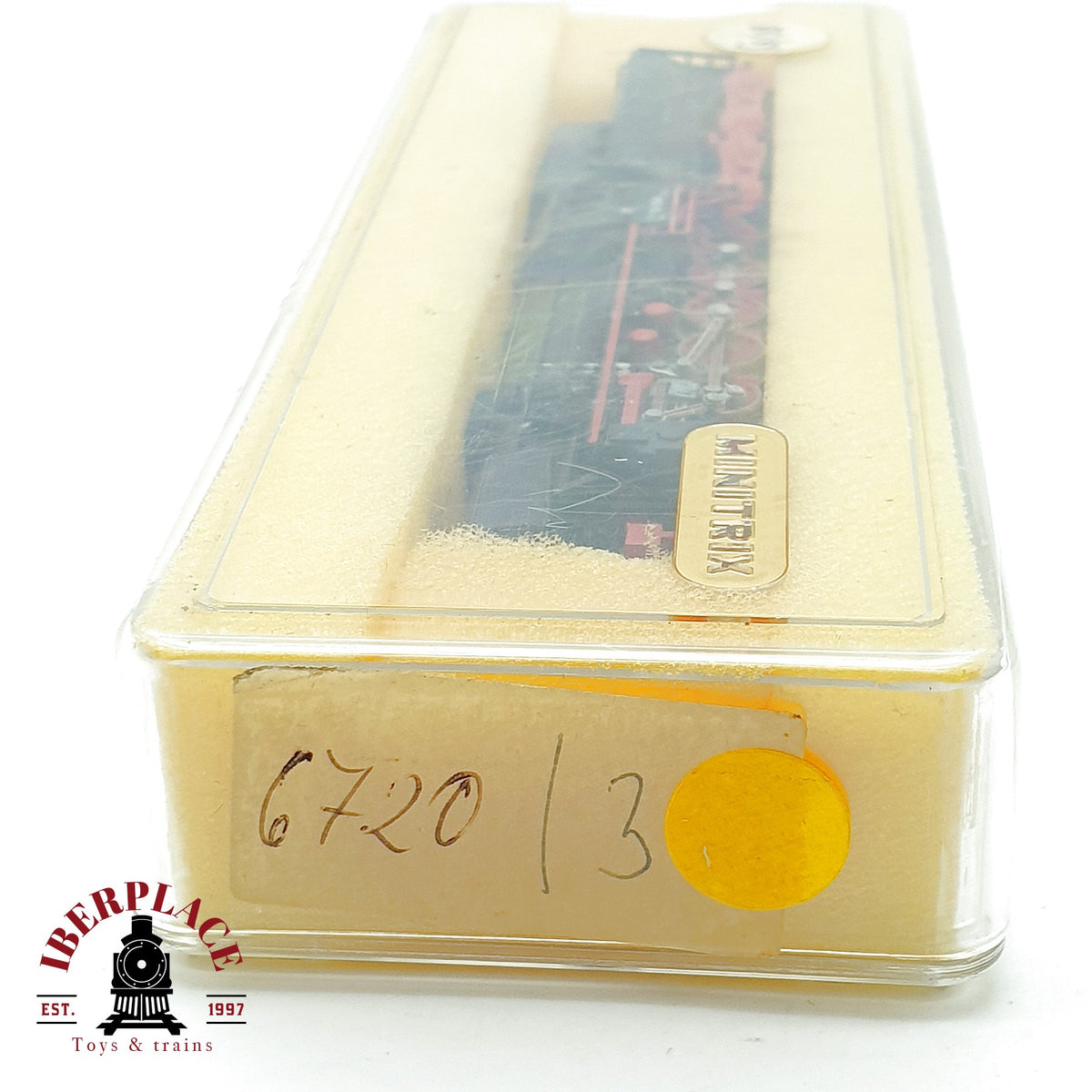 ♻️ Minitrix locomotora vapor BR 52 1234 Kriegslok DRB DB Ep II escala N 1:160
