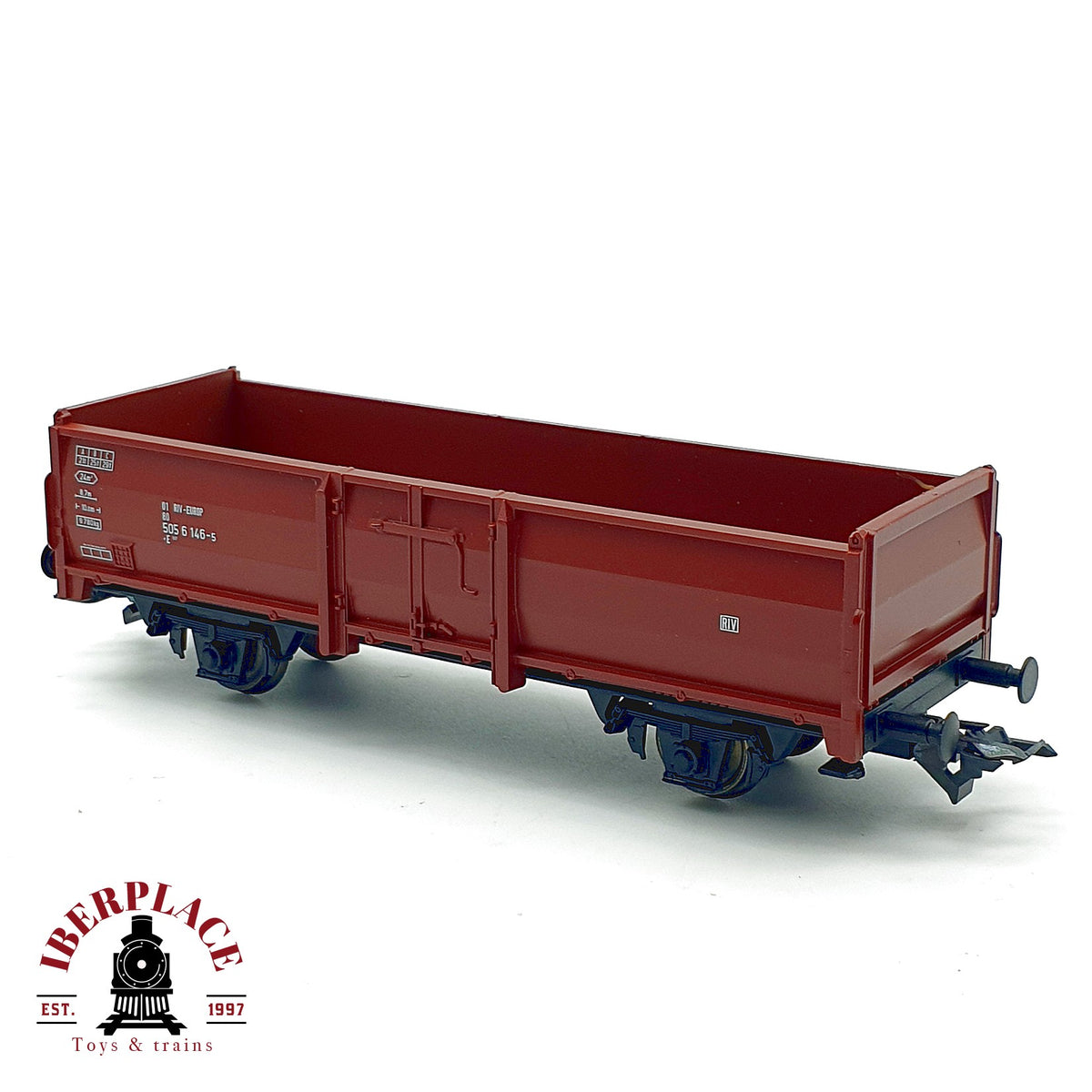 ♻️🚂 Roco vagón mercancias bordes abiertos tipo Es DB Ep IV Escala H0 1:87