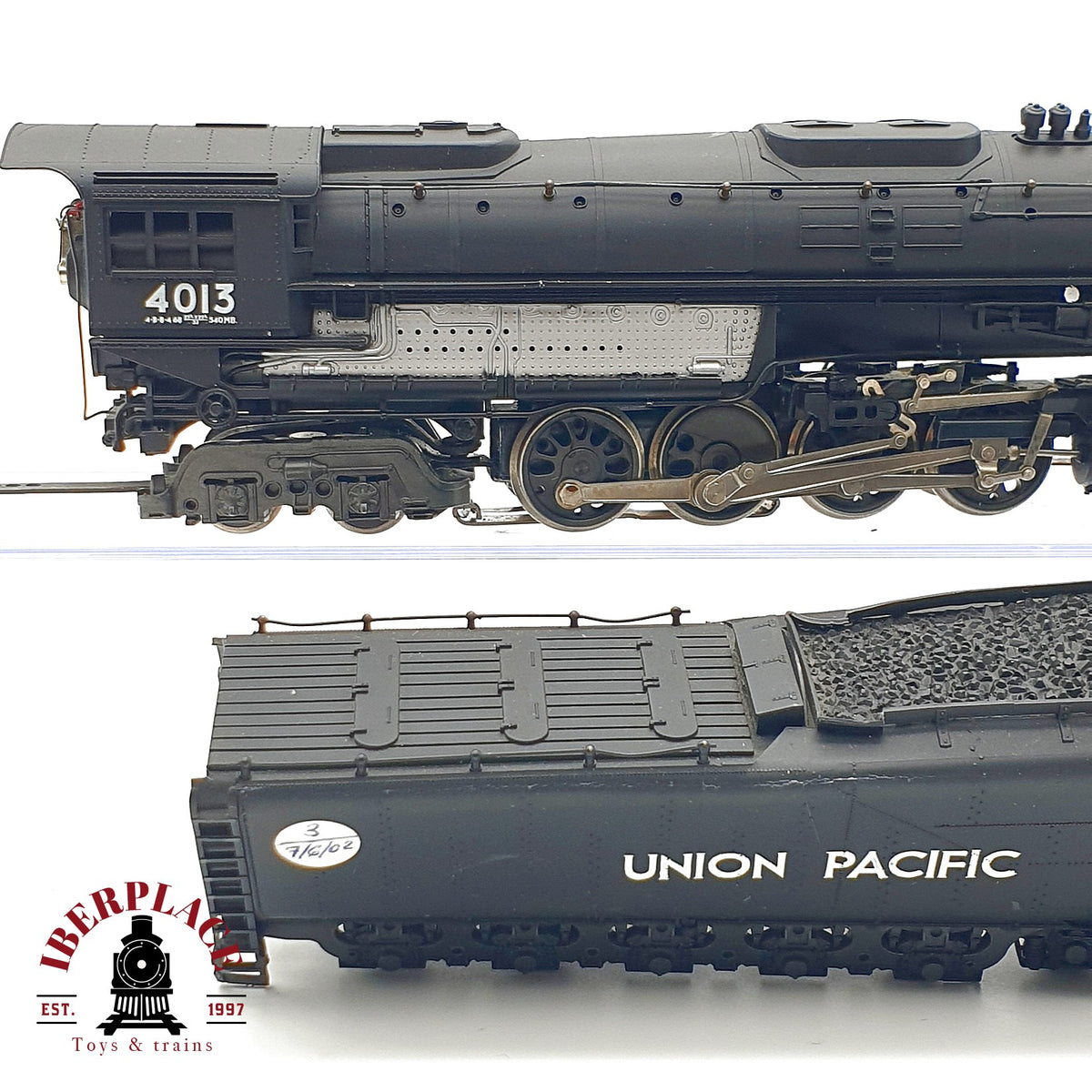 ♻️ Rivarossi Locomotora vapor Big Boy 4013 Union Pacific UP Tender ROTO Escala H0 1:87