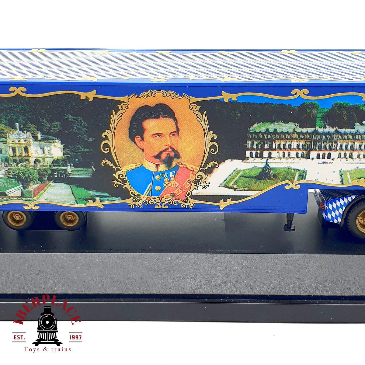 ♻️✨Herpa camion MAN Konig Ludwig II Bayern B&H LTD 2000 Escala H0 1:87