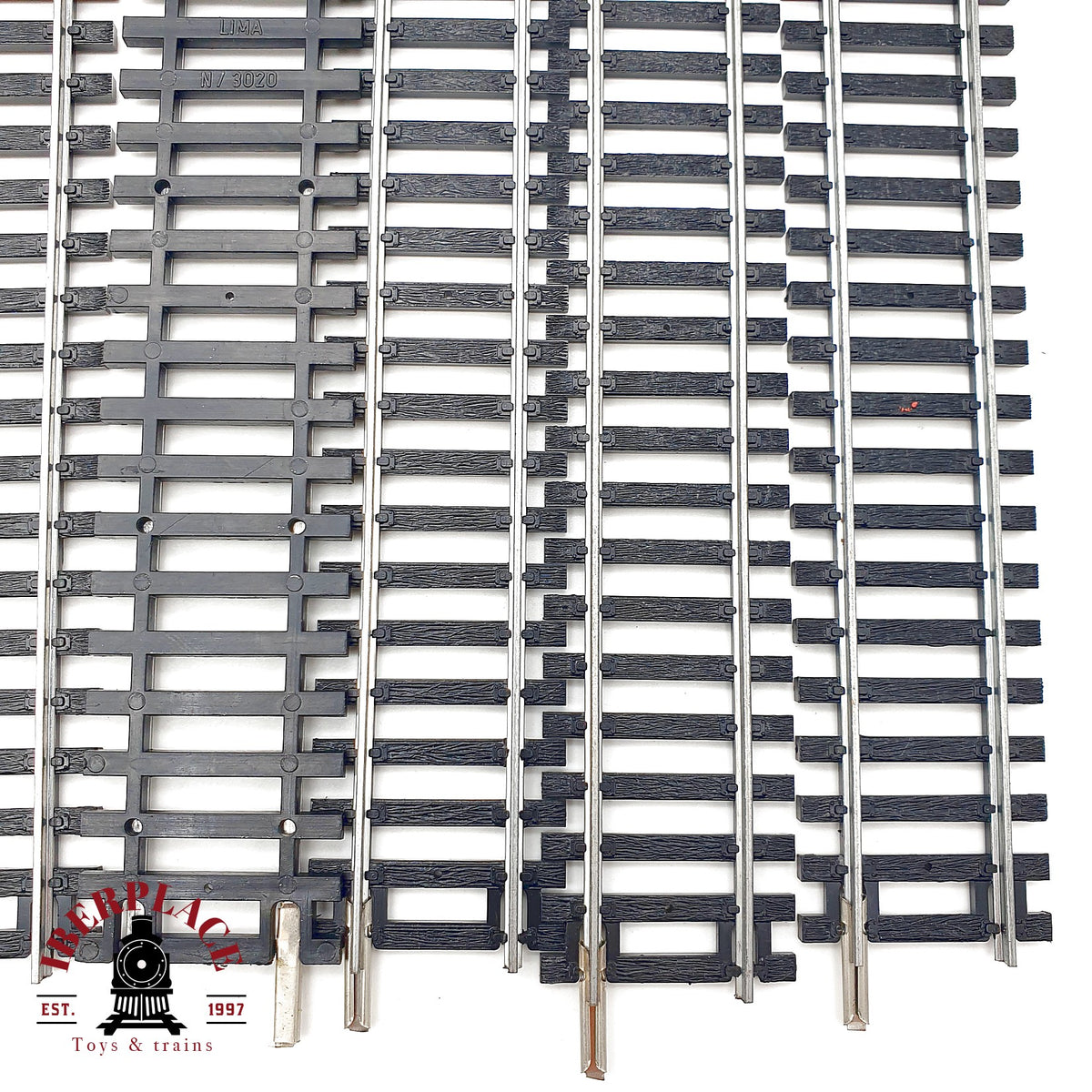 ♻️ Lima 10x 3020 vias rectas 220mm - 🟢 GRADE A Escala H0 1:87