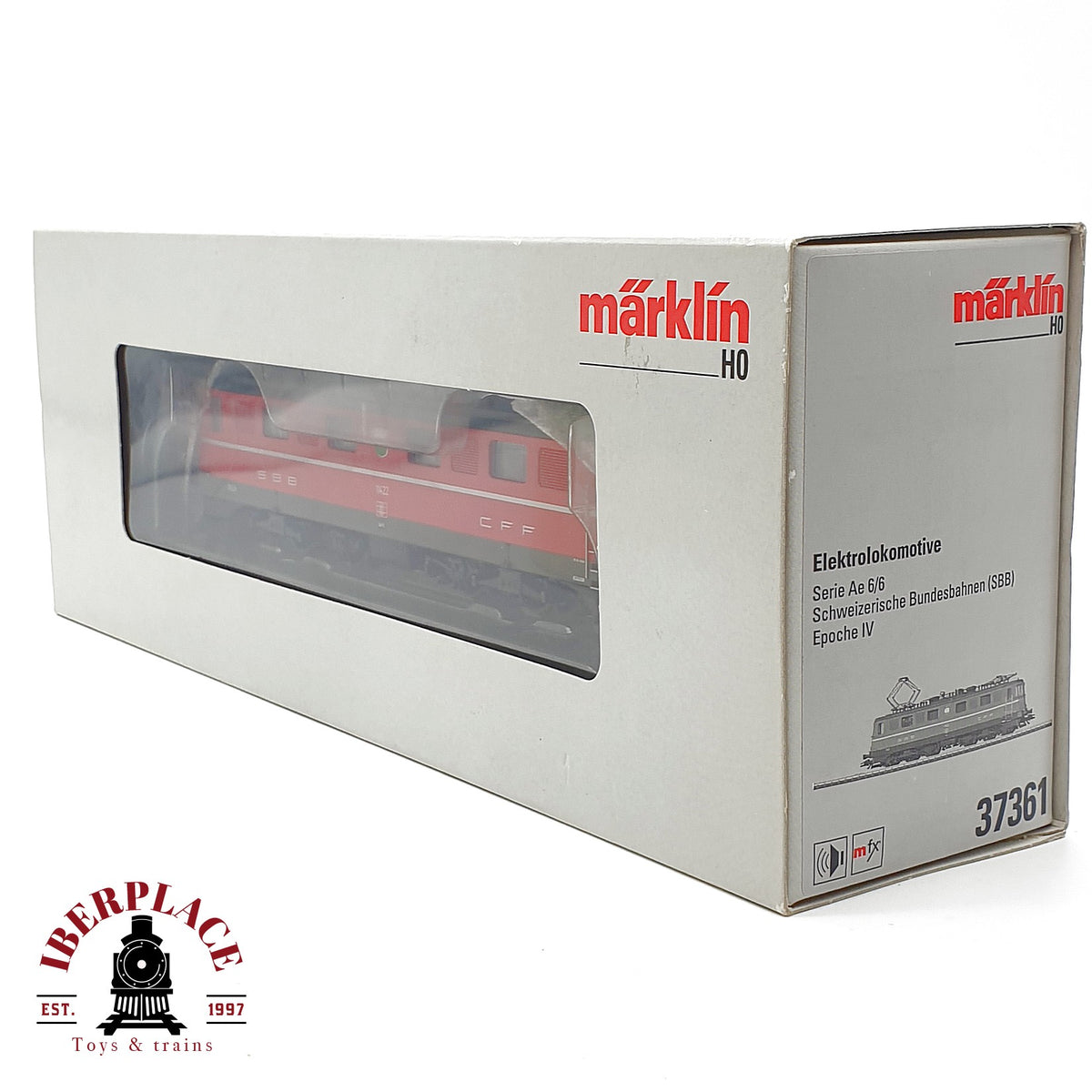 ♻️✨Märklin 37361 locomotora electrica SBB Ae 6/6 11422 mfx Sound Escala H0 1:87