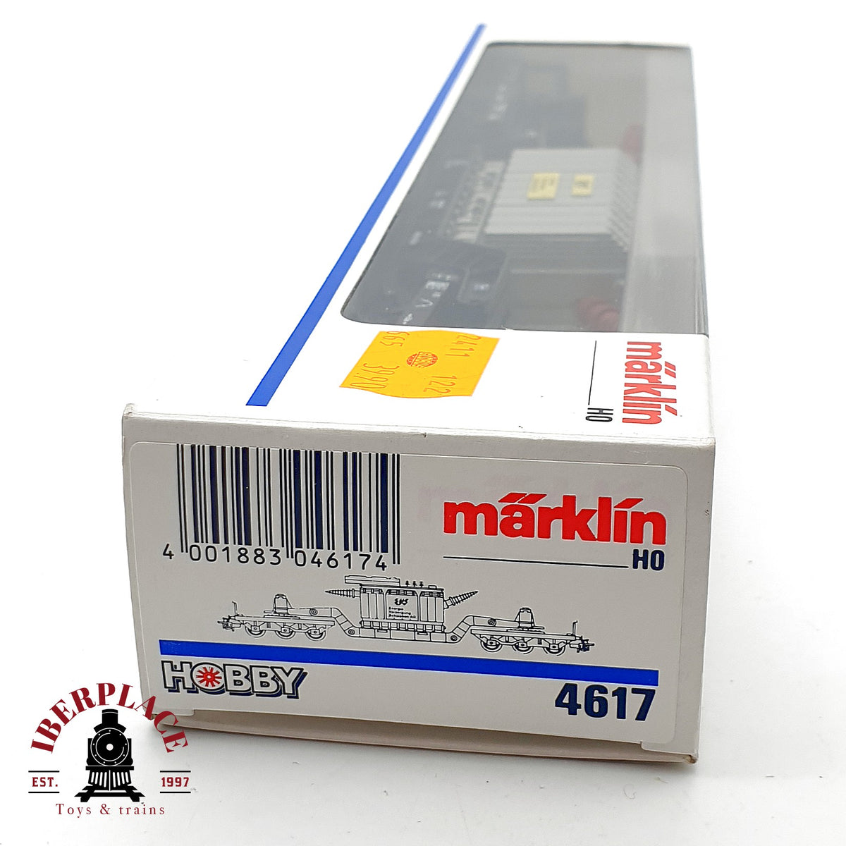 ♻️✨ Märklin 4617 Vagón transporte pesado transformador EWS DB Ep IV AC Escala H0 1:87
