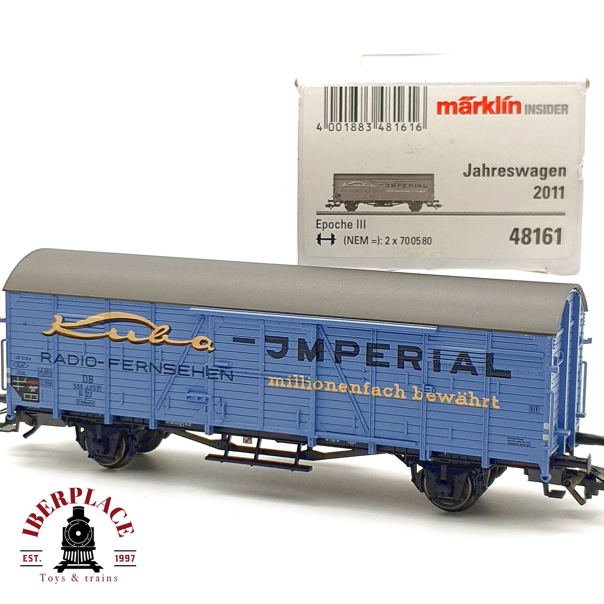 ♻️ ✨ Marklin 48161 Insider Jahreswagen 2011 Kuba Imperial vagon DB Ep III Escala H0 1:87