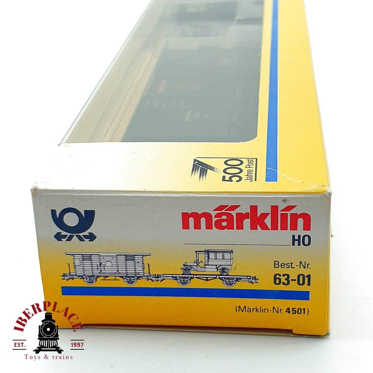 ♻️✨ Märklin 4501 500 Jahre Post Vagon cerrado Postwagen K.W.St.E. Ep I AC Escala H0 1:87