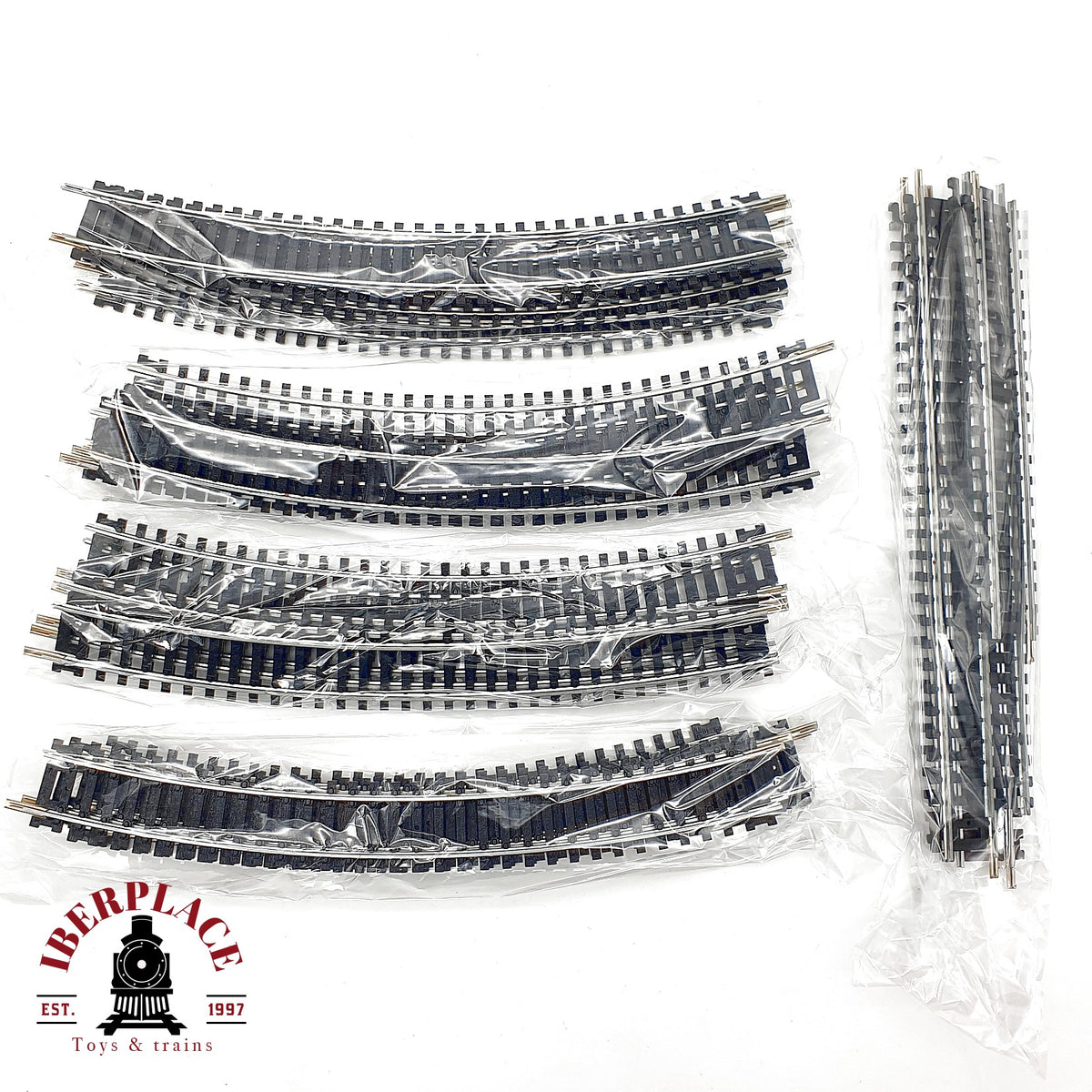 ♻️ 25x vias curvas made in slovenia R18º 30º🟢 GRADE A Escala H0 1:87