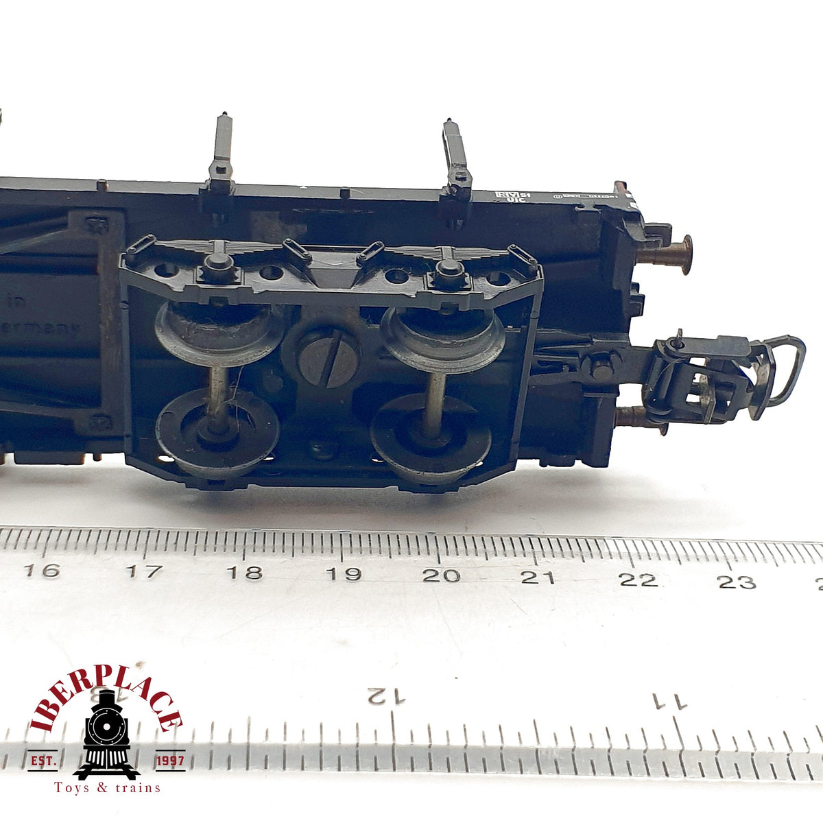 ♻️✨ Märklin 4663 Vagón plano teleros Flachwagen DB Snps 719 Ep IV AC Escala H0 1:87