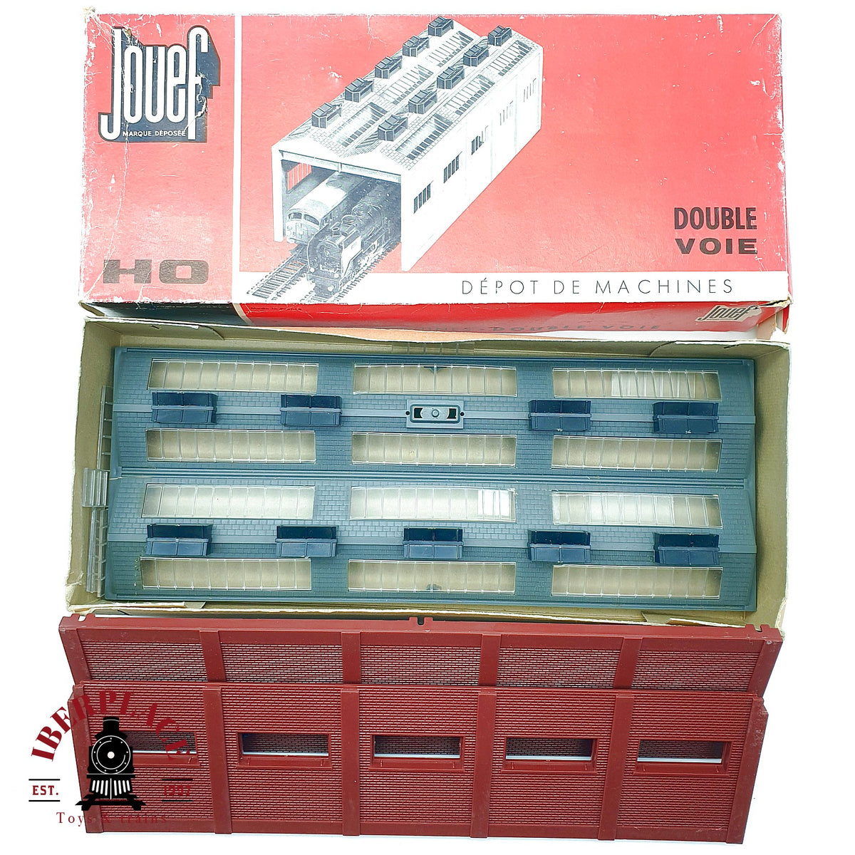 ♻️ Jouef 2728 deposito locomotoras 2 vias Escala H0 1:87