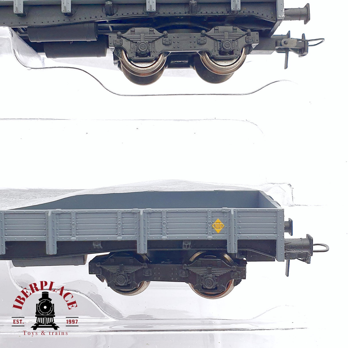 🆕 Mabar - 81402 Set 3 vagones borde bajo serie MM RENFE Nuevo en caja H0 escala 1:87