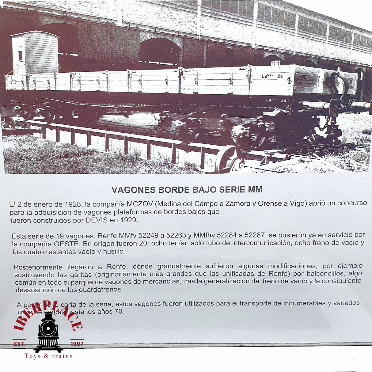 🆕 Mabar - 81402 Set 3 vagones borde bajo serie MM RENFE Nuevo en caja H0 escala 1:87