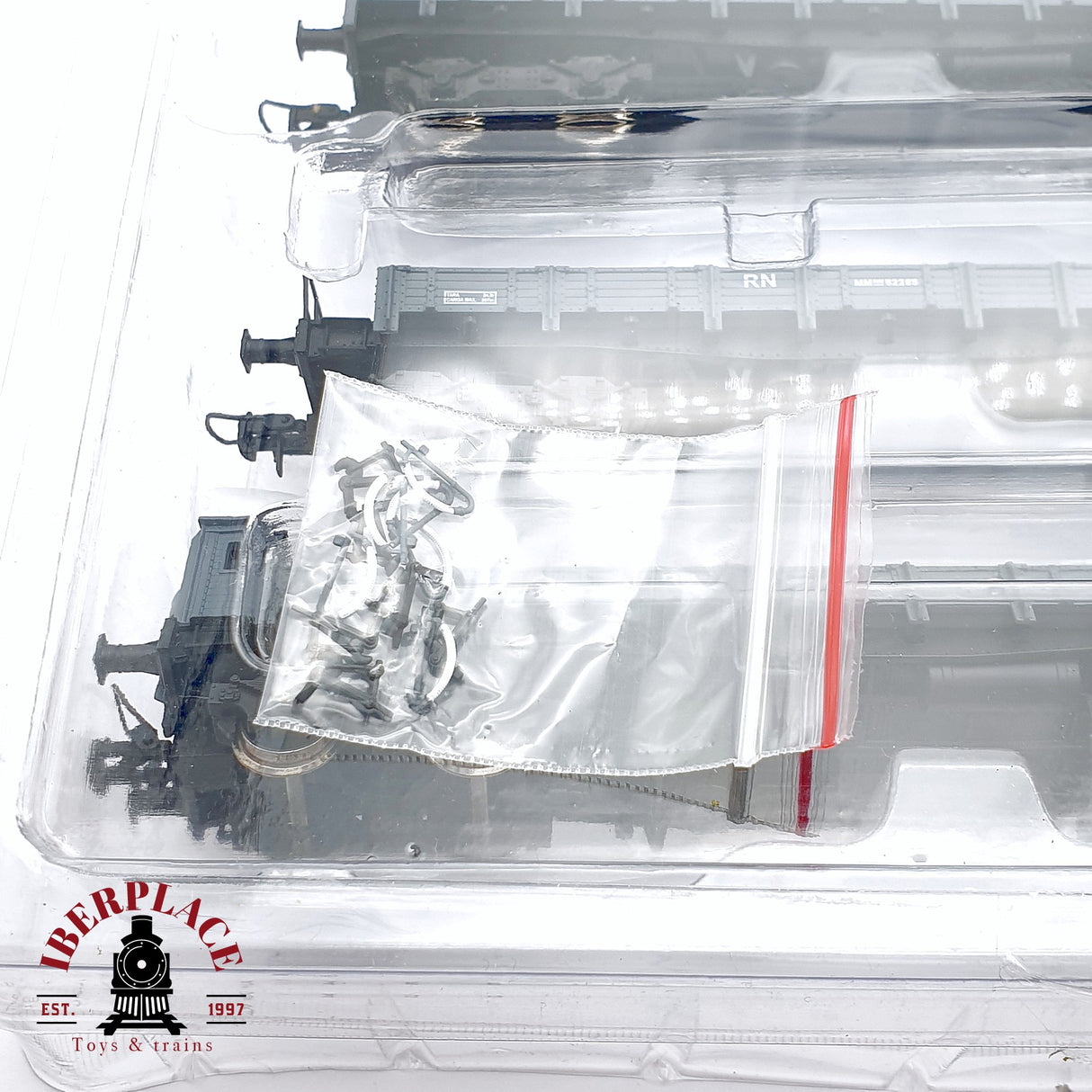 🆕 Mabar - 81402 Set 3 vagones borde bajo serie MM RENFE Nuevo en caja H0 escala 1:87