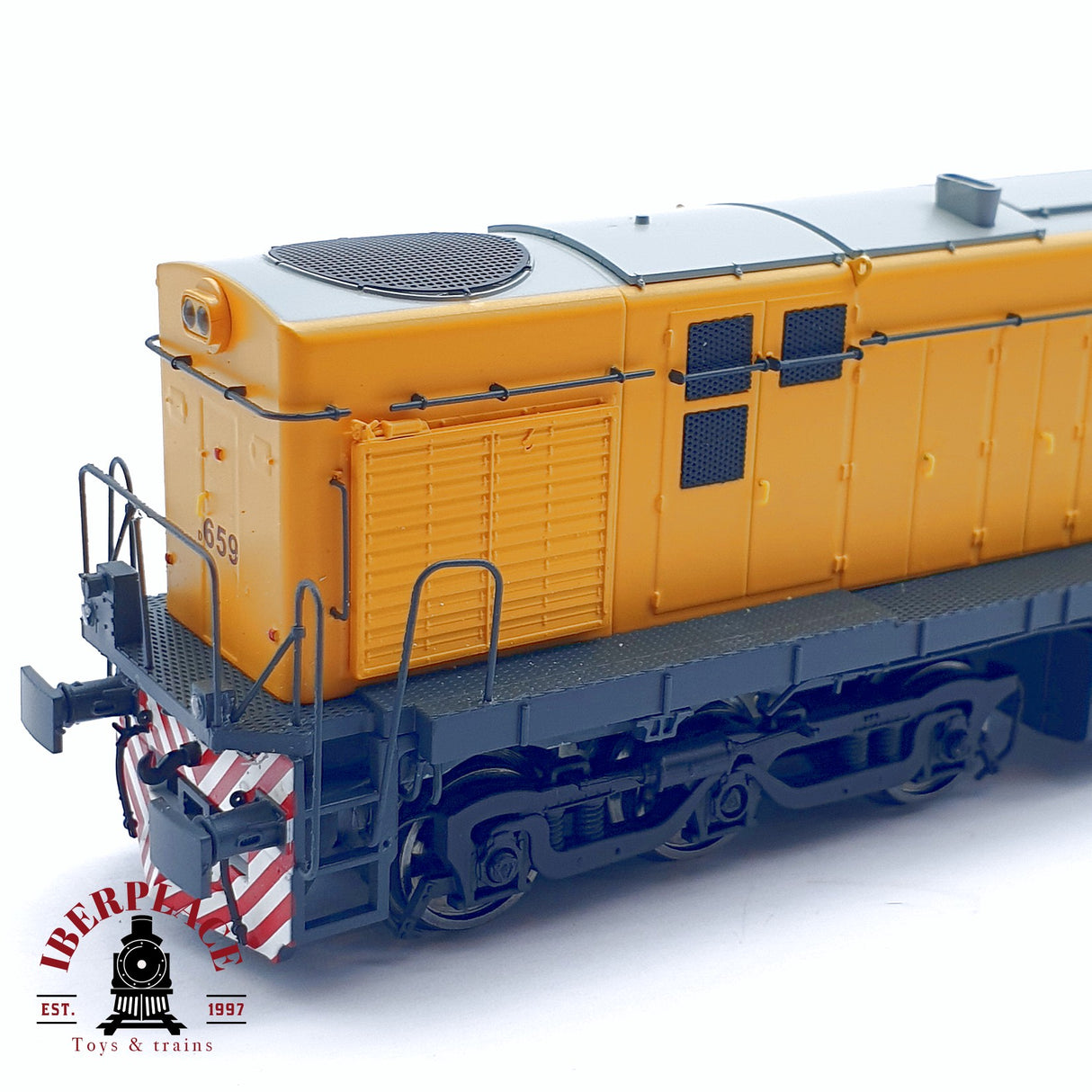 🆕 Mabar - 81314 Locomotora diesel Alco 1300 TBA modelo DC nueva con caja H0 escala 1:87