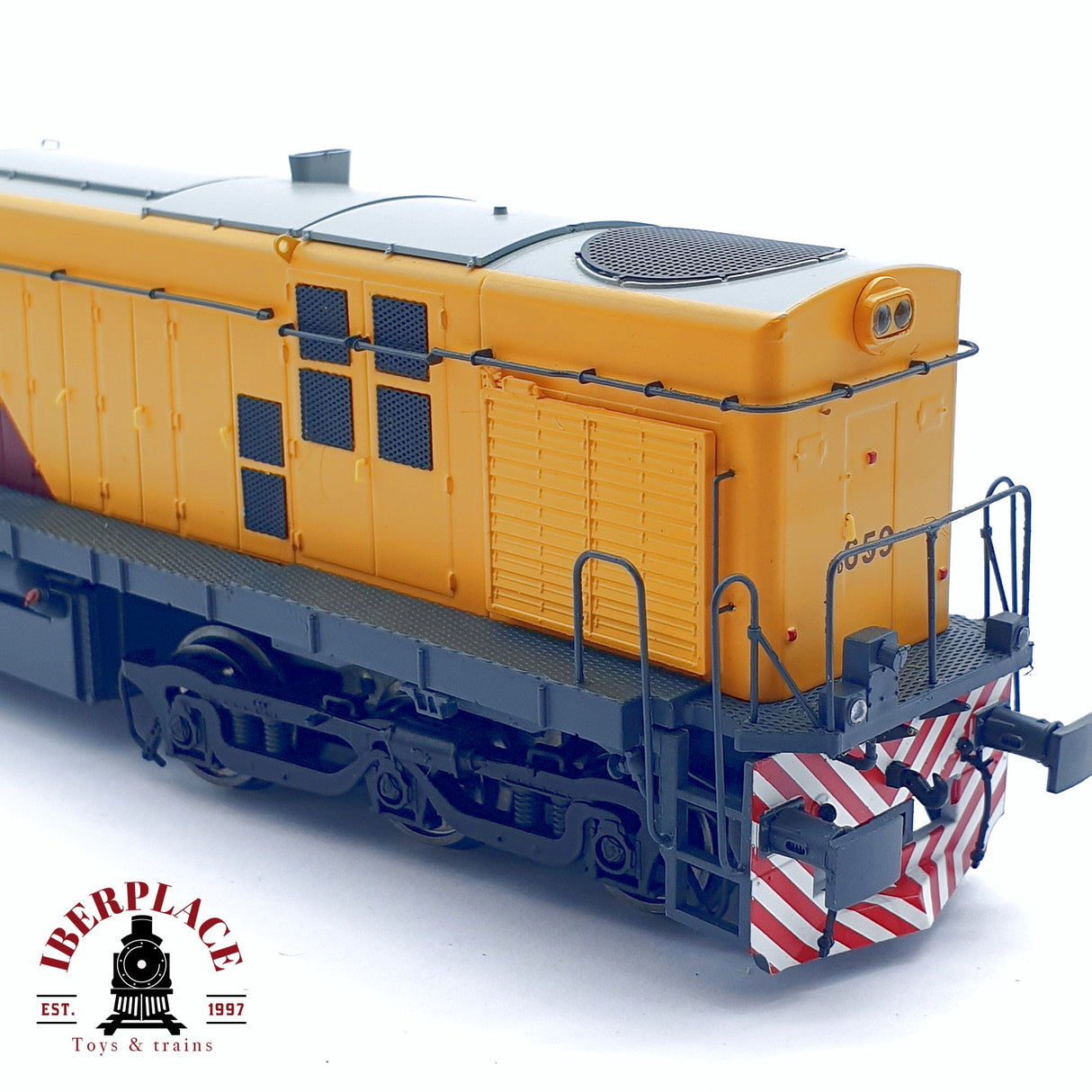 🆕 Mabar - 81314 Locomotora diesel Alco 1300 TBA modelo DC nueva con caja H0 escala 1:87