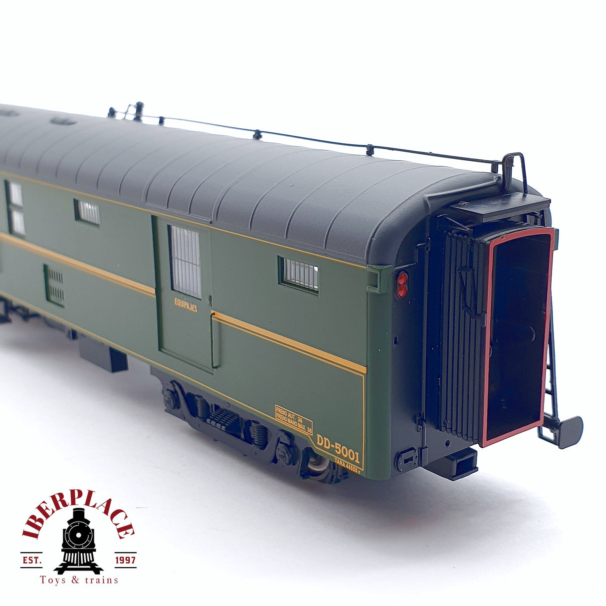 🆕 Mabar - 85001 Furgón equipajes RENFE DD-5001 Ep III nuevo con caja H0 escala 1:87