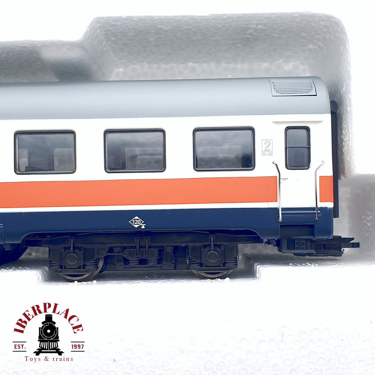 🆕 💡 Mabar - 85974 Locomotora diesel con remolque TER Regionales Modelo DC H0 escala 1:87