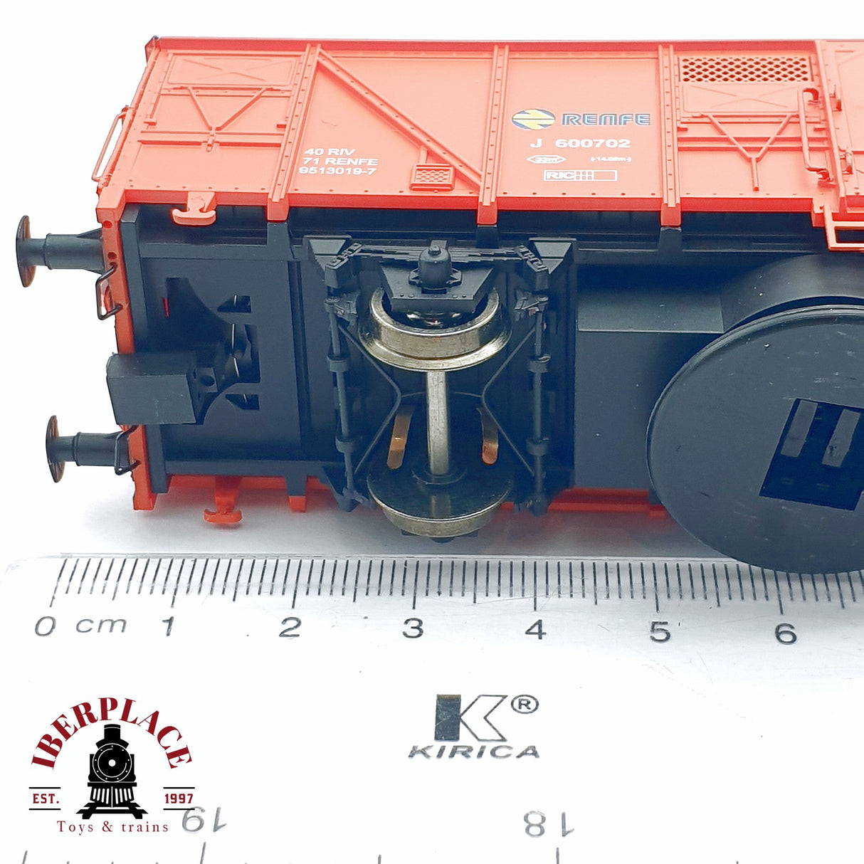 🆕 Mabar 81805 - Vagón limpiavías Aspirador + Pulidor + Esponja RENFE DC H0 escala 1:87