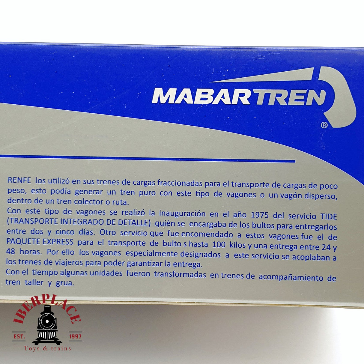 🆕 Mabar 81805 - Vagón limpiavías Aspirador + Pulidor + Esponja RENFE DC H0 escala 1:87