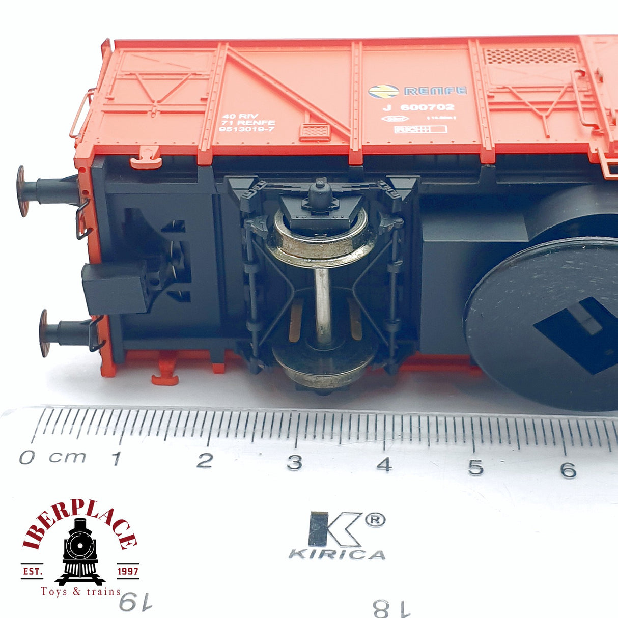 🆕 Mabar 81805 - Vagón limpiavías Aspirador + Pulidor + Esponja RENFE DC H0 escala 1:87