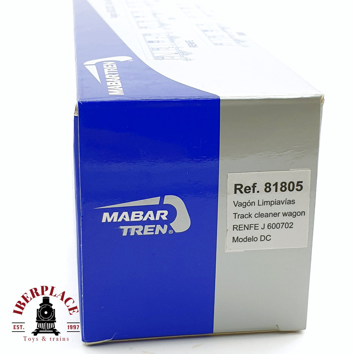 🆕 Mabar 81805 - Vagón limpiavías Aspirador + Pulidor + Esponja RENFE DC H0 escala 1:87
