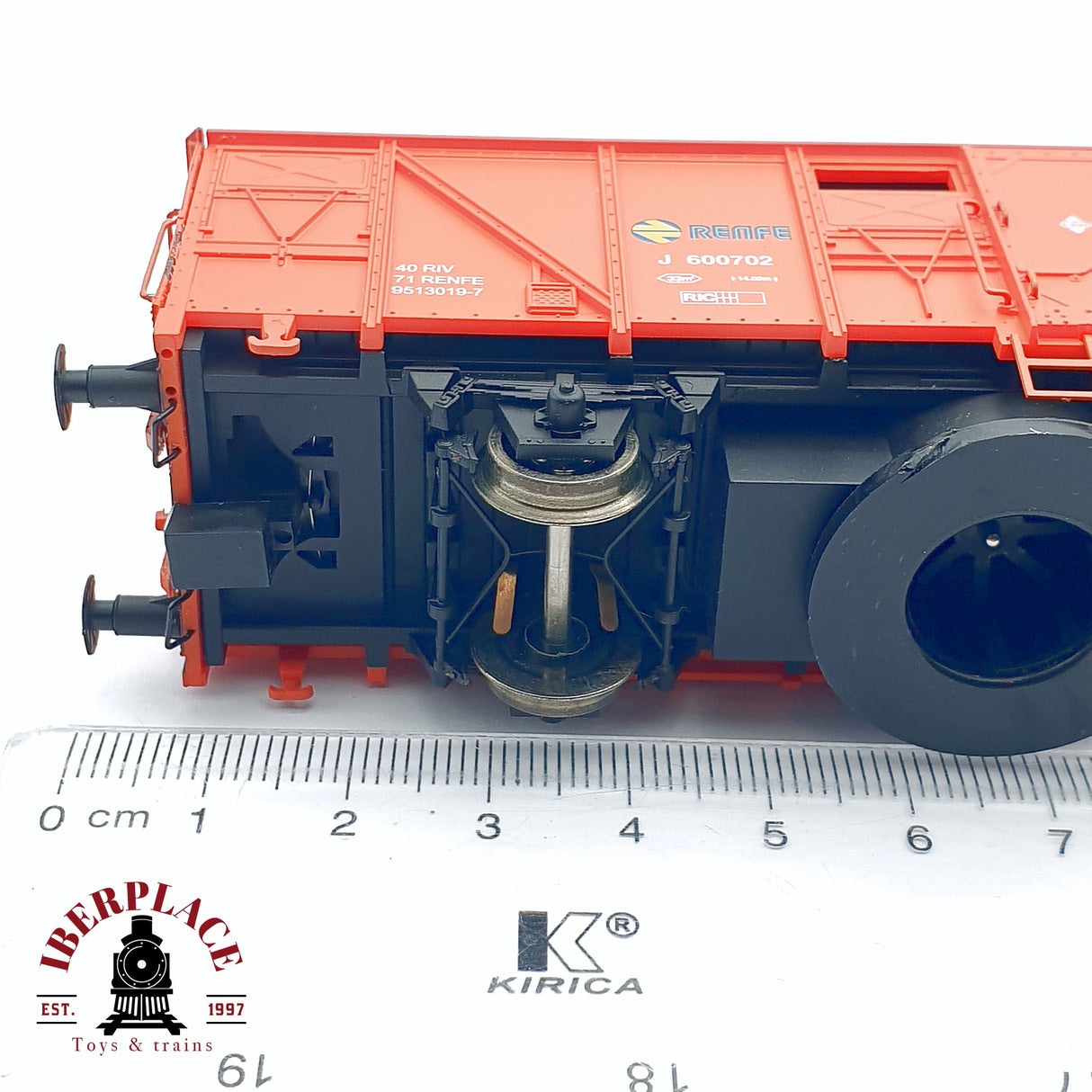 🆕 Mabar 81805 - Vagón limpiavías Aspirador + Pulidor + Esponja RENFE DC H0 escala 1:87