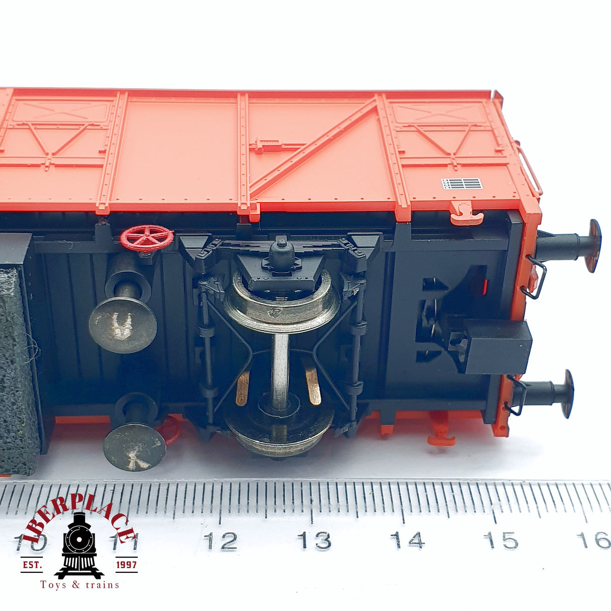 🆕 Mabar 81805 - Vagón limpiavías Aspirador + Pulidor + Esponja RENFE DC H0 escala 1:87