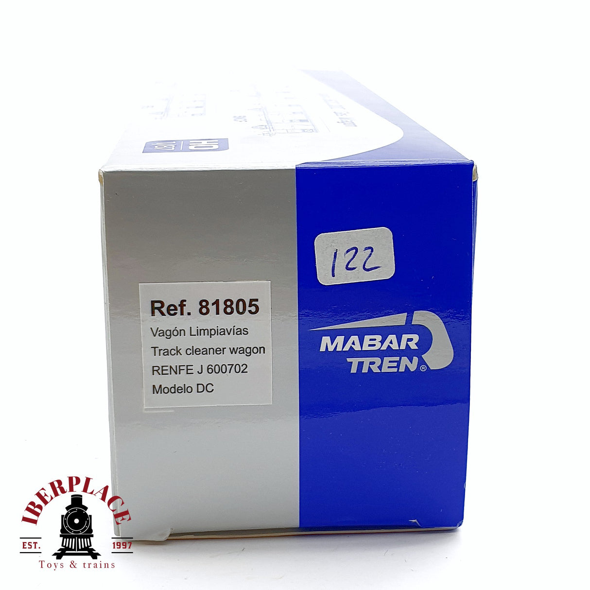 🆕 Mabar 81805 - Vagón limpiavías Aspirador + Pulidor + Esponja RENFE DC H0 escala 1:87