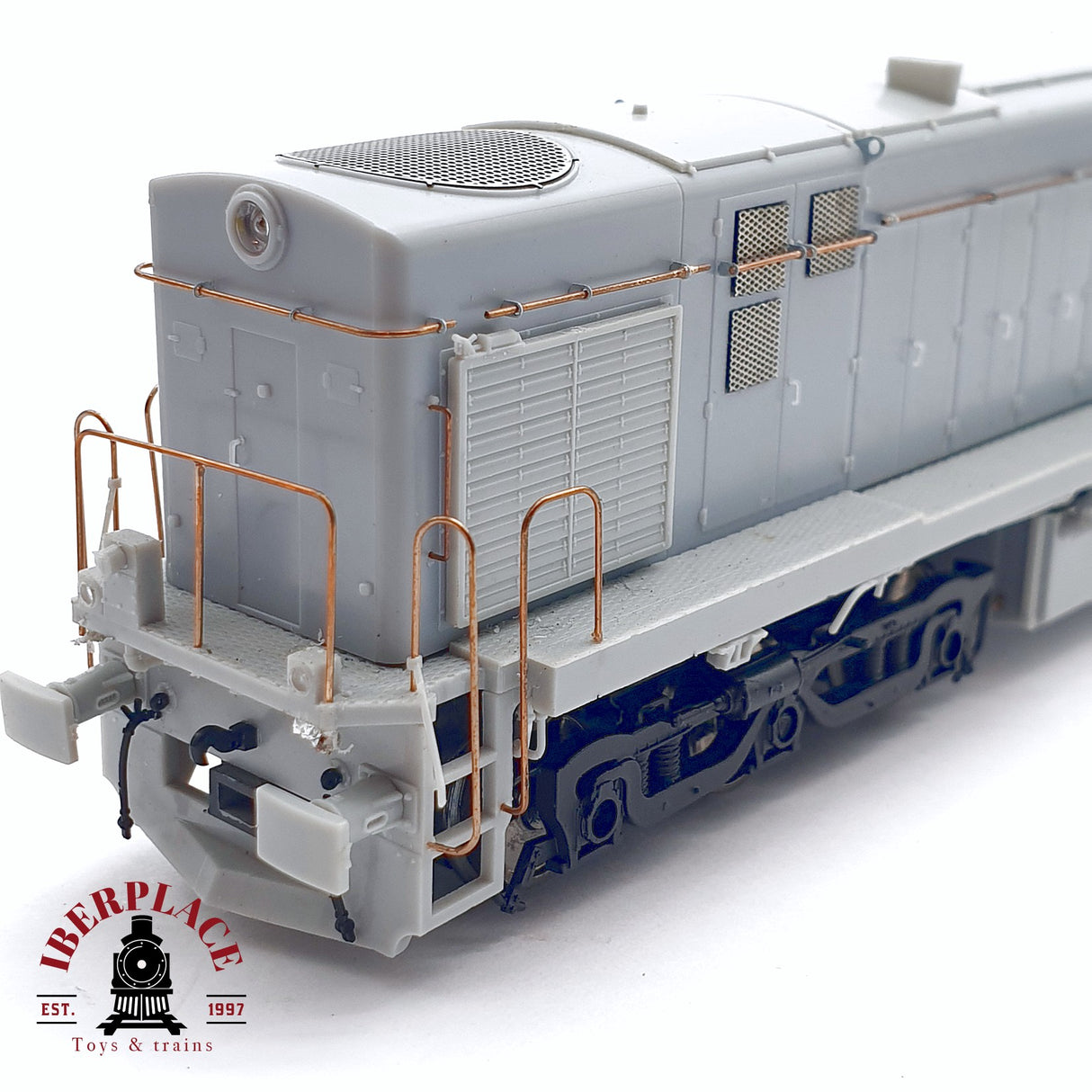 🆕 Mabar - 81315 Locomotora diesel Alco 1300 RENFE SIN PINTAR Modelo DC nueva con caja H0 escala 1:87