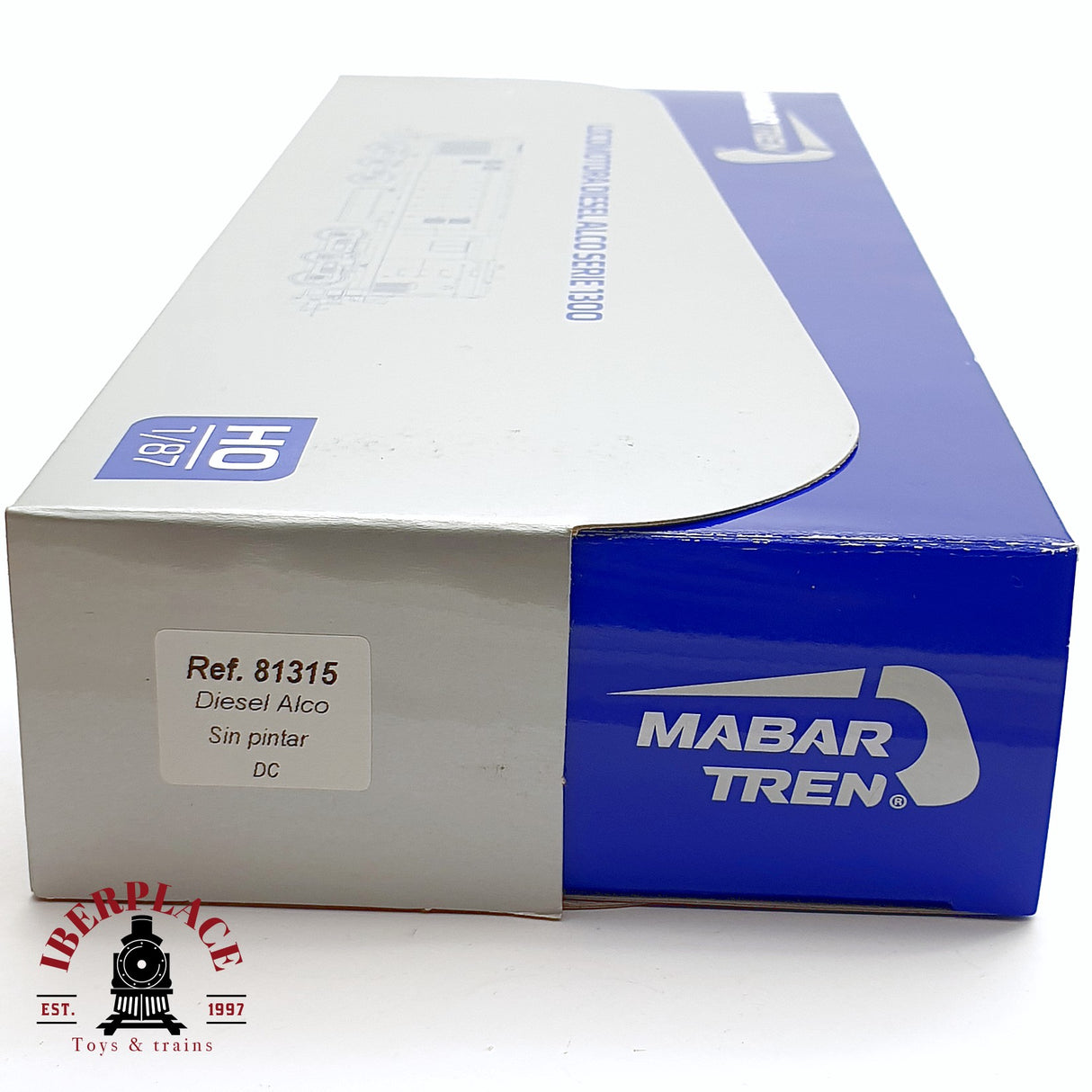 🆕 Mabar - 81315 Locomotora diesel Alco 1300 RENFE SIN PINTAR Modelo DC nueva con caja H0 escala 1:87